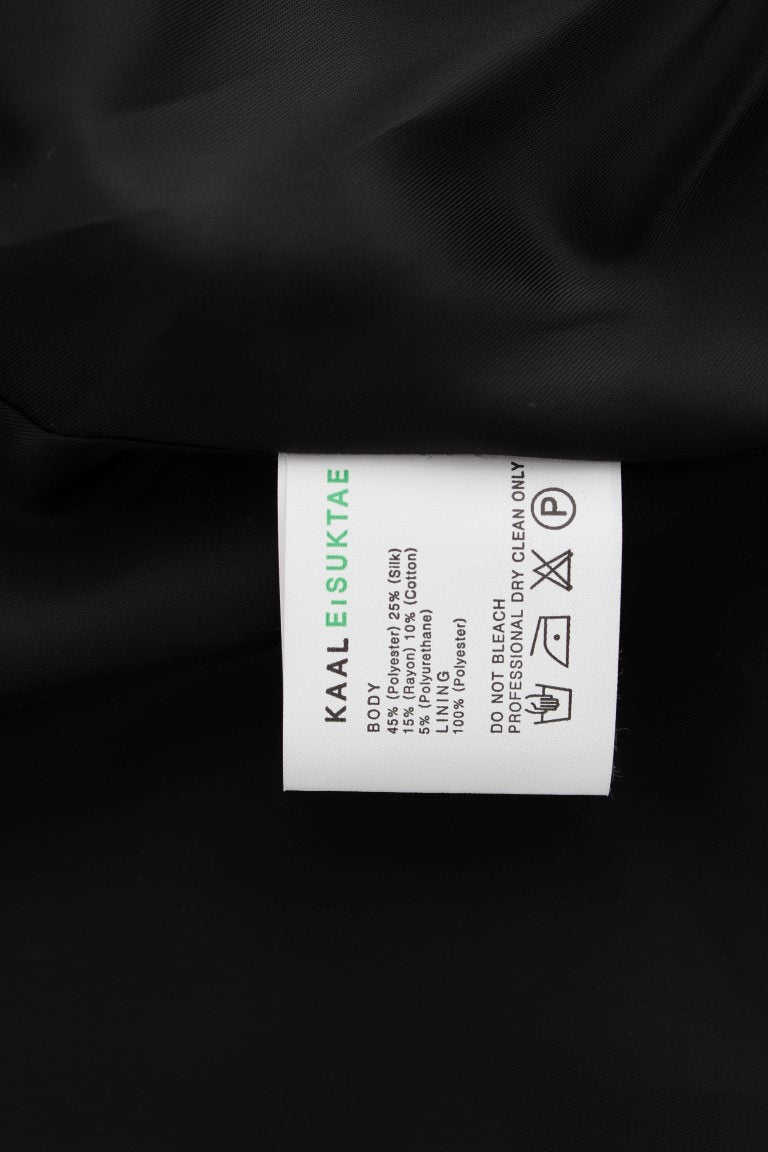 Елегантна многоцветна рокля-риза с дълъг ръкав KAALE SUKTAE