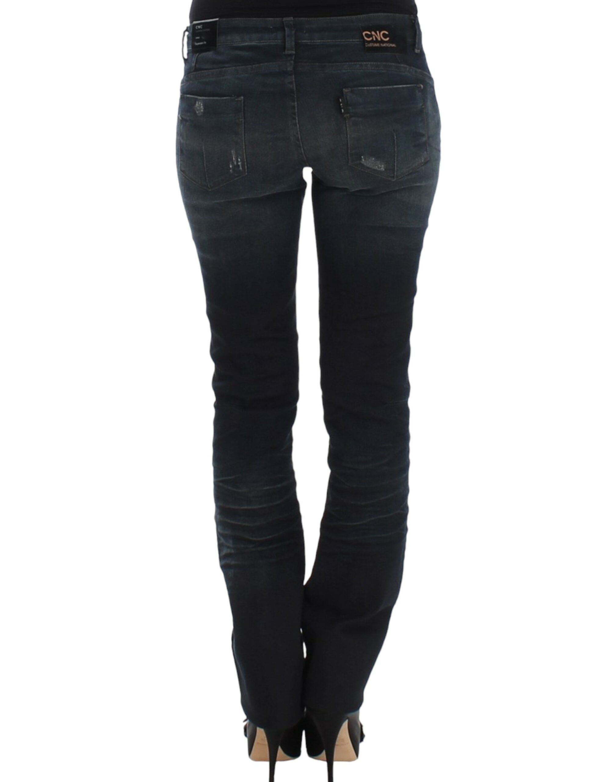 Дънки Costume National Chic Superskinny Blue Denim