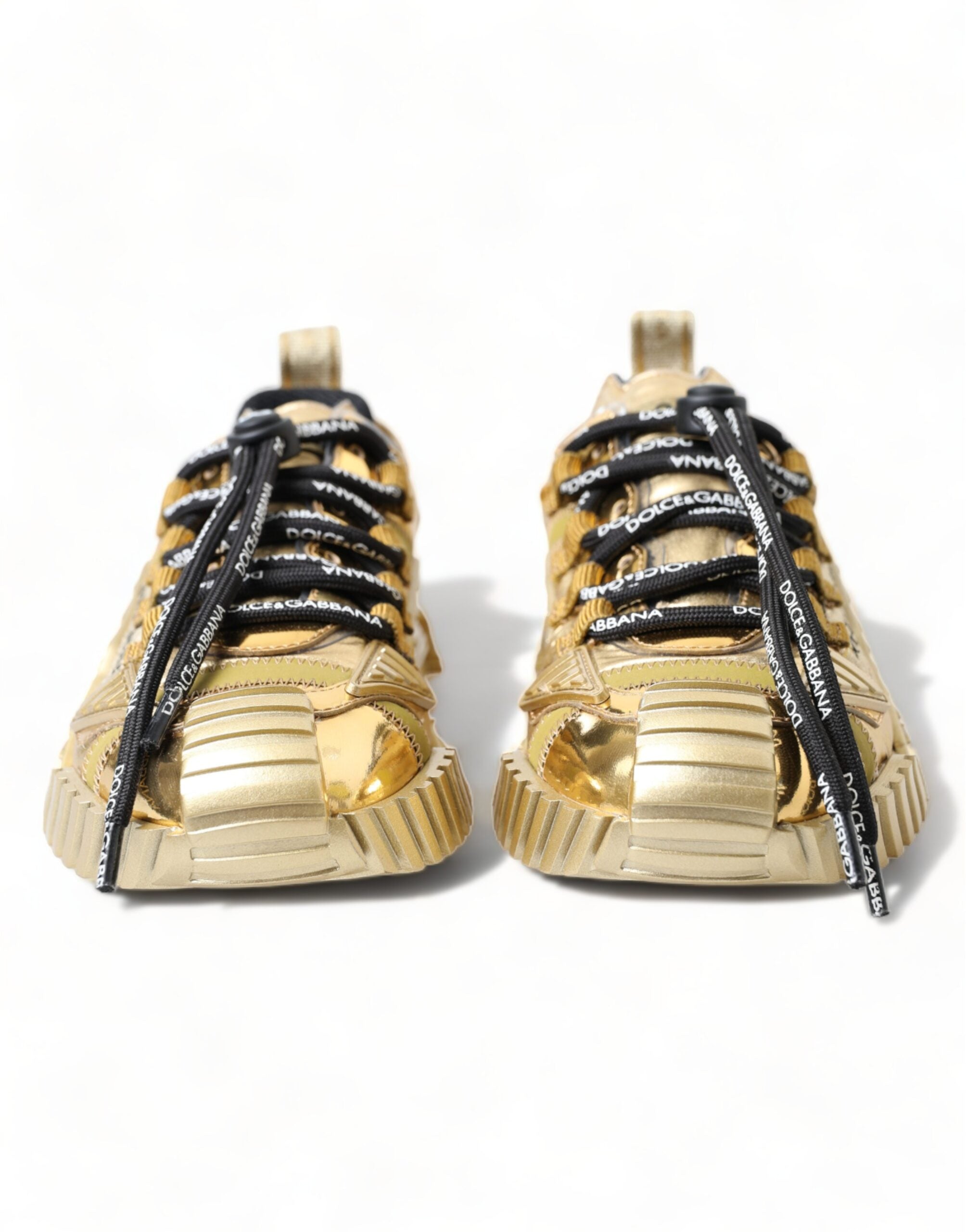 Ниски кецове Dolce & Gabbana Metallic Gold NS1