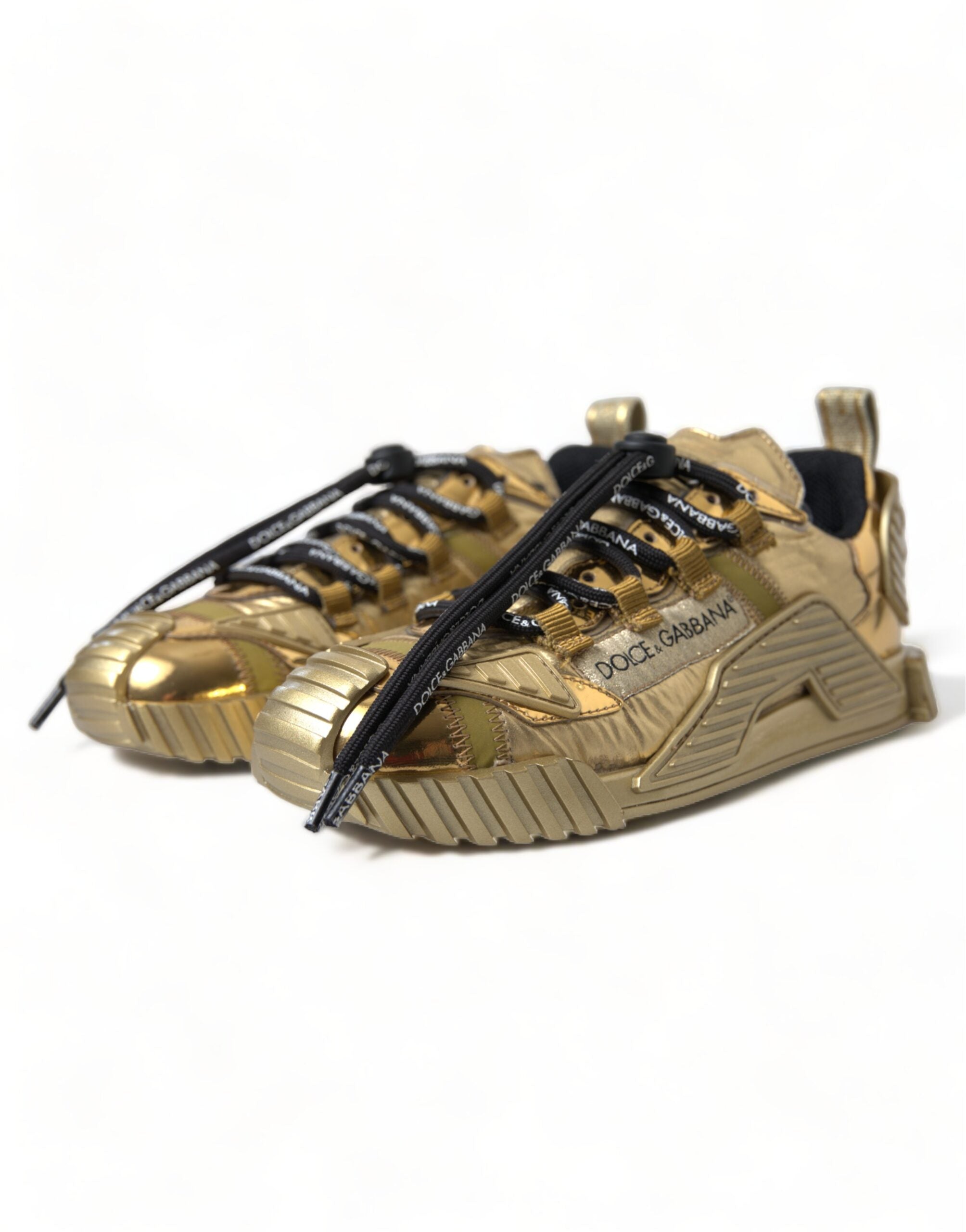 Ниски кецове Dolce & Gabbana Metallic Gold NS1