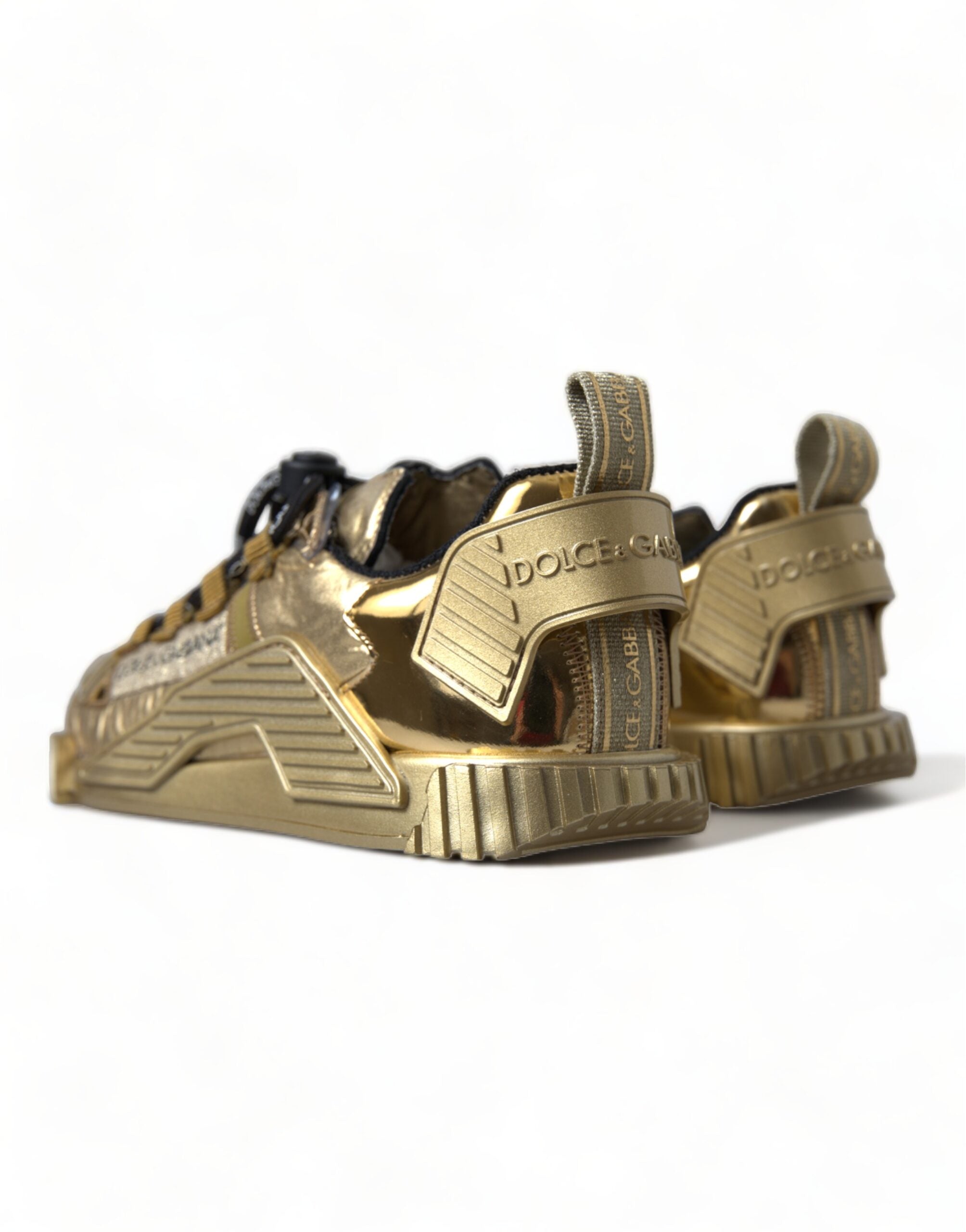 Ниски кецове Dolce & Gabbana Metallic Gold NS1