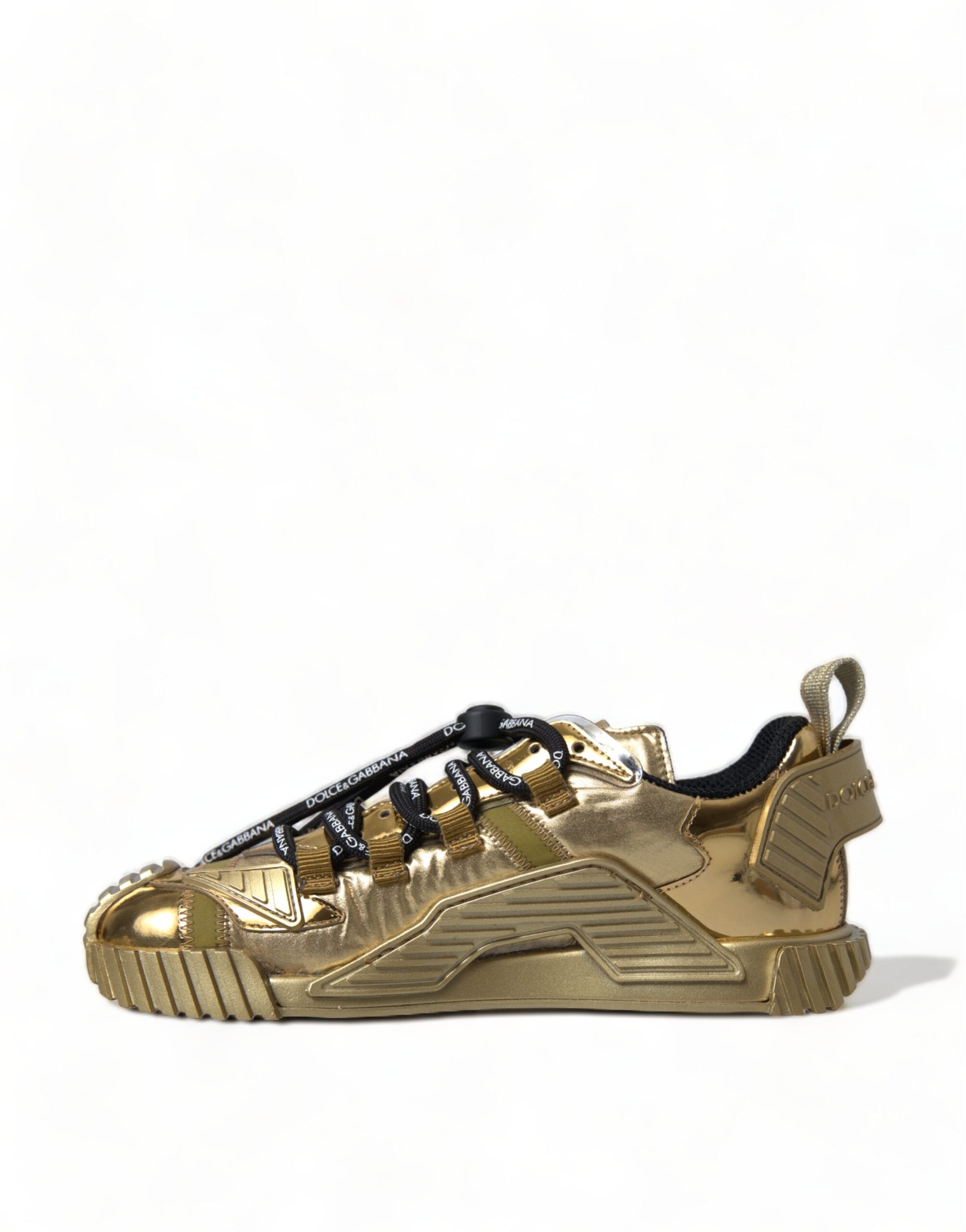 Ниски кецове Dolce & Gabbana Metallic Gold NS1