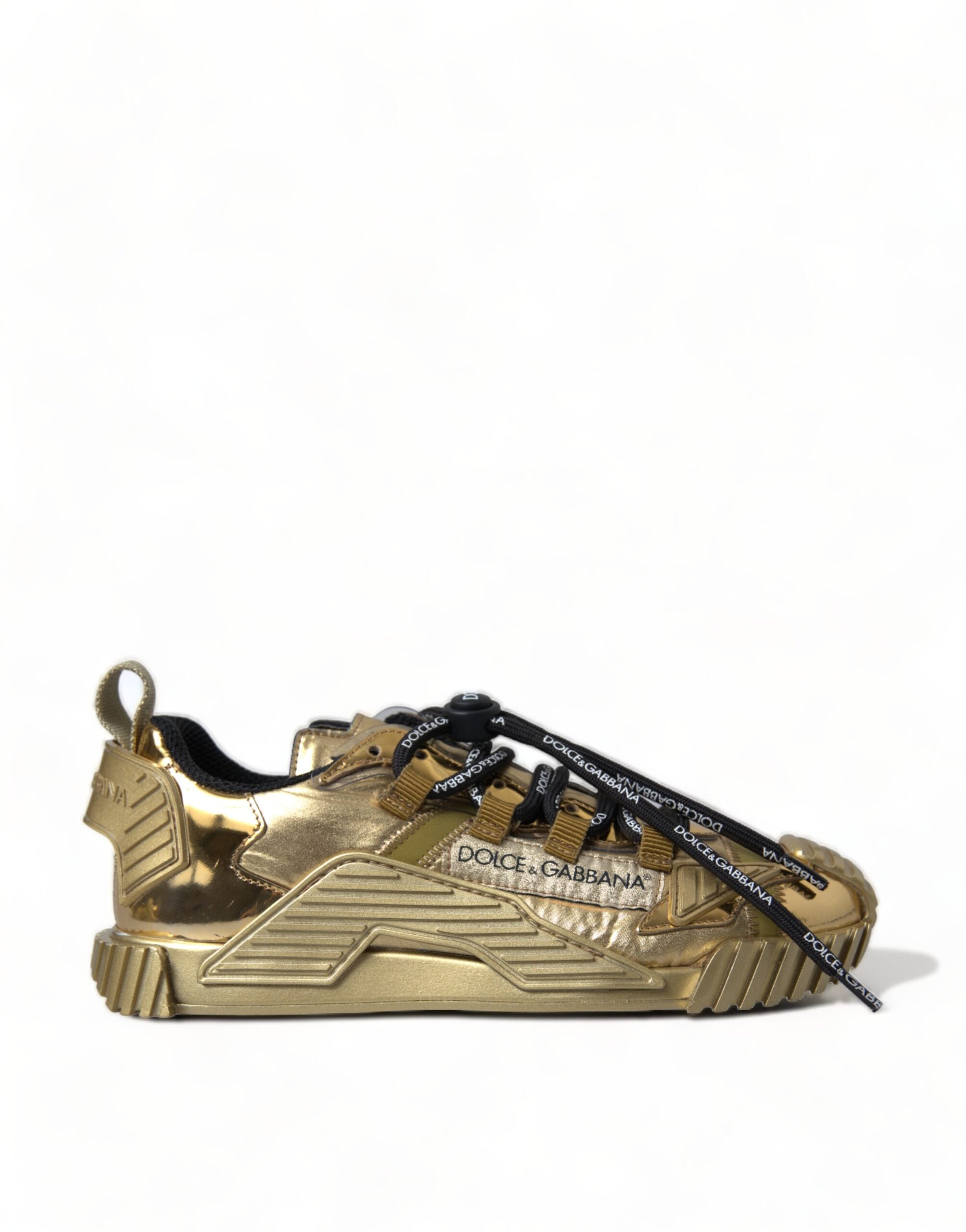 Ниски кецове Dolce & Gabbana Metallic Gold NS1