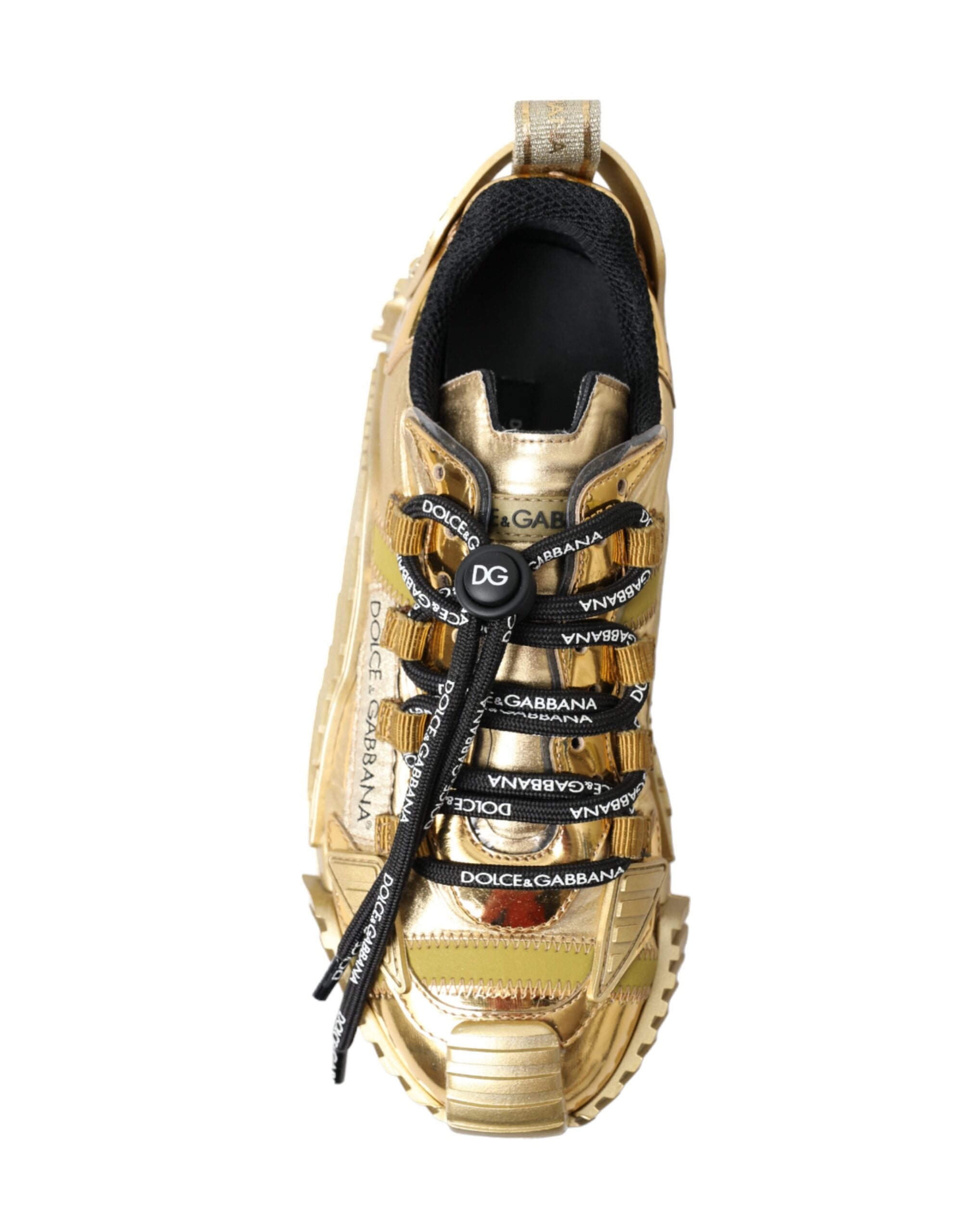 Ниски кецове Dolce & Gabbana Metallic Gold NS1