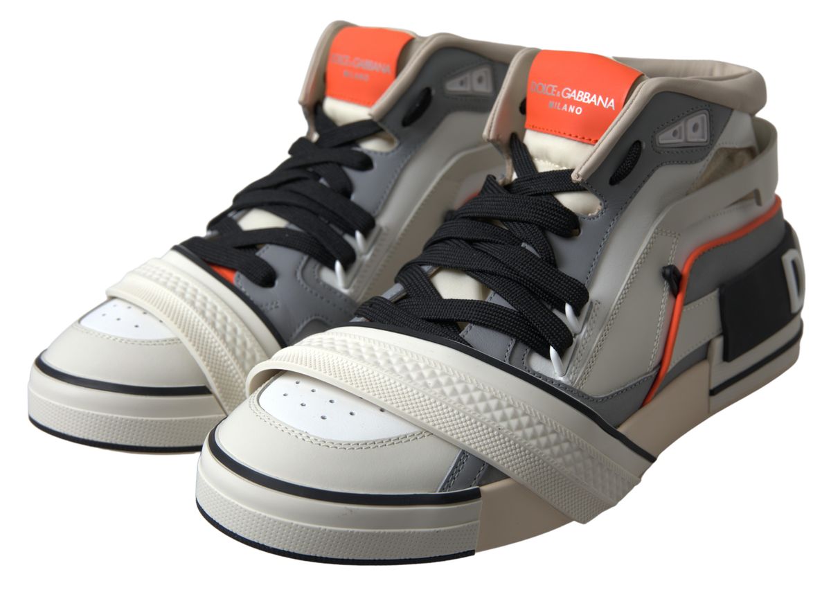 Dolce & Gabbana многоцветни кожени високи маратонки обувки