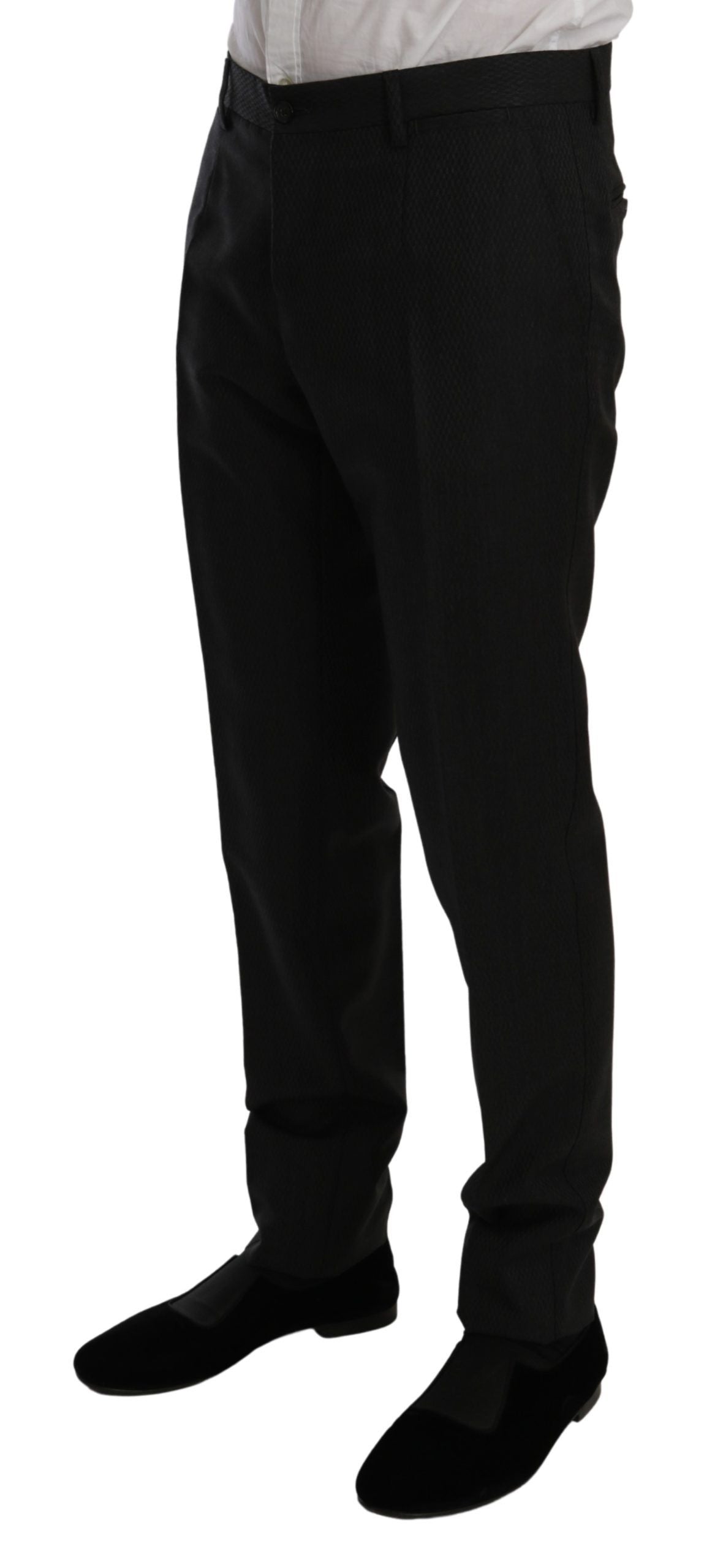 Dolce & Gabbana Black Crystal Bee Slim Fit костюм от 2 части