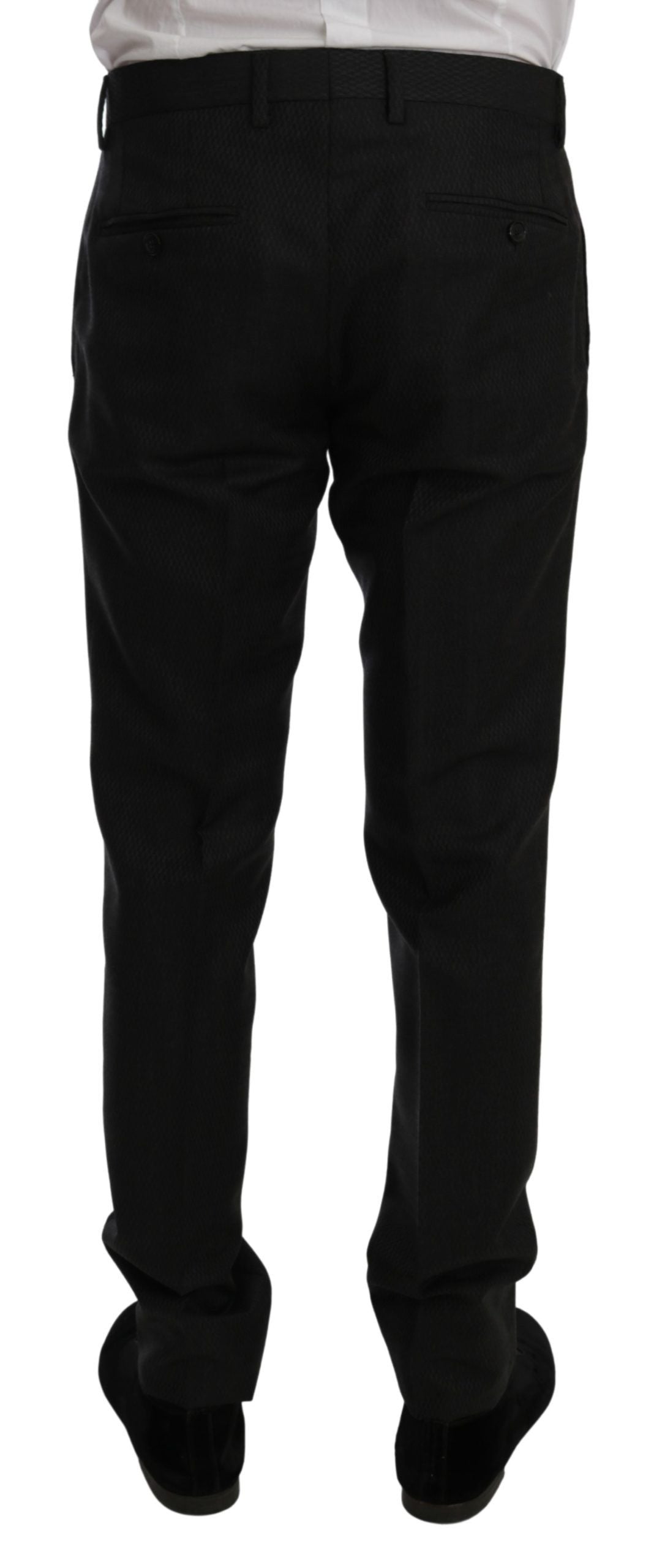 Dolce & Gabbana Black Crystal Bee Slim Fit костюм от 2 части
