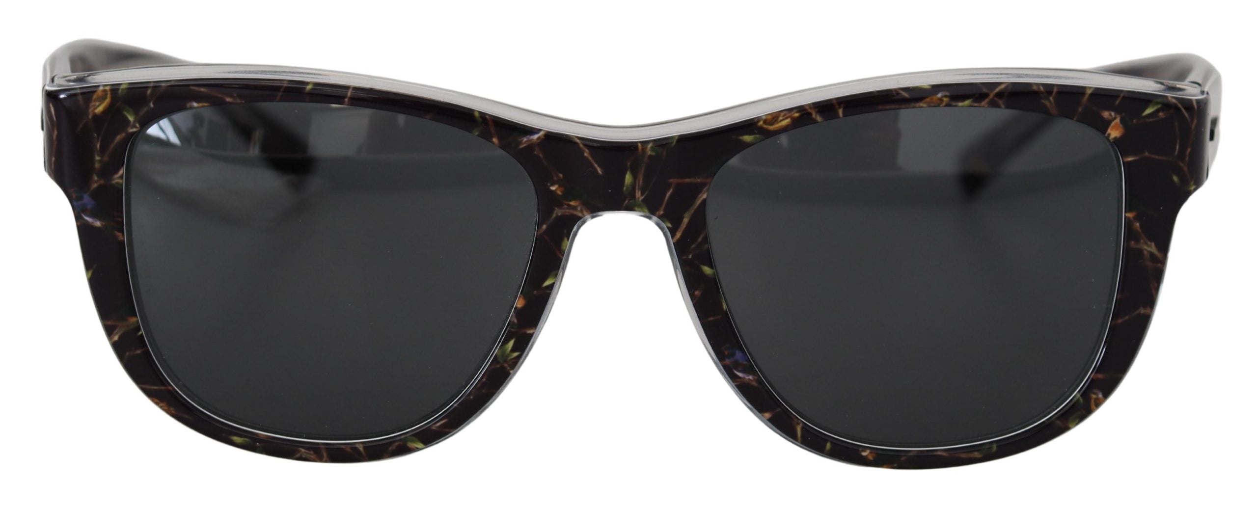 Слънчеви очила Dolce & Gabbana Black Bird Square с пълна рамка, ацетат DG4284