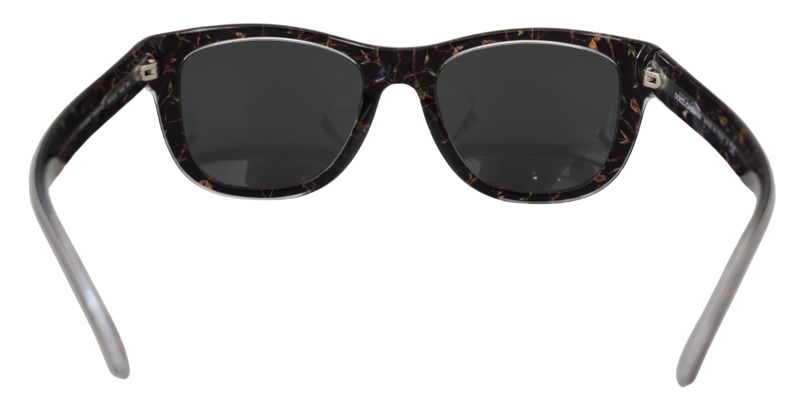 Слънчеви очила Dolce & Gabbana Black Bird Square с пълна рамка, ацетат DG4284