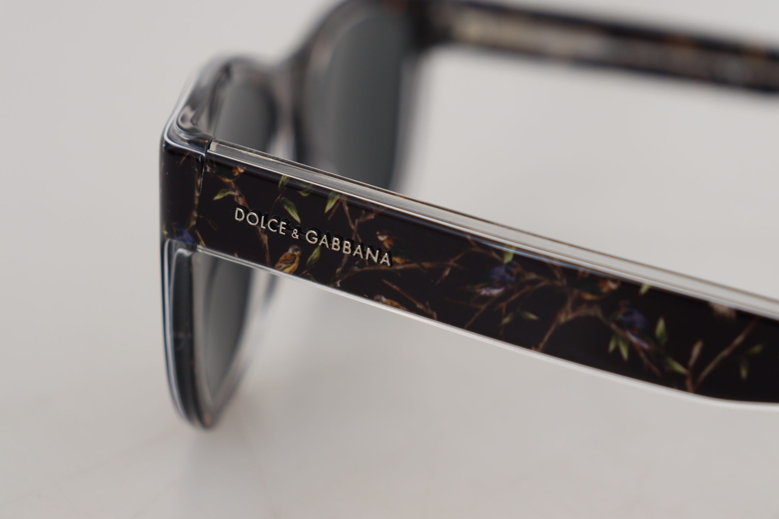 Слънчеви очила Dolce & Gabbana Black Bird Square с пълна рамка, ацетат DG4284