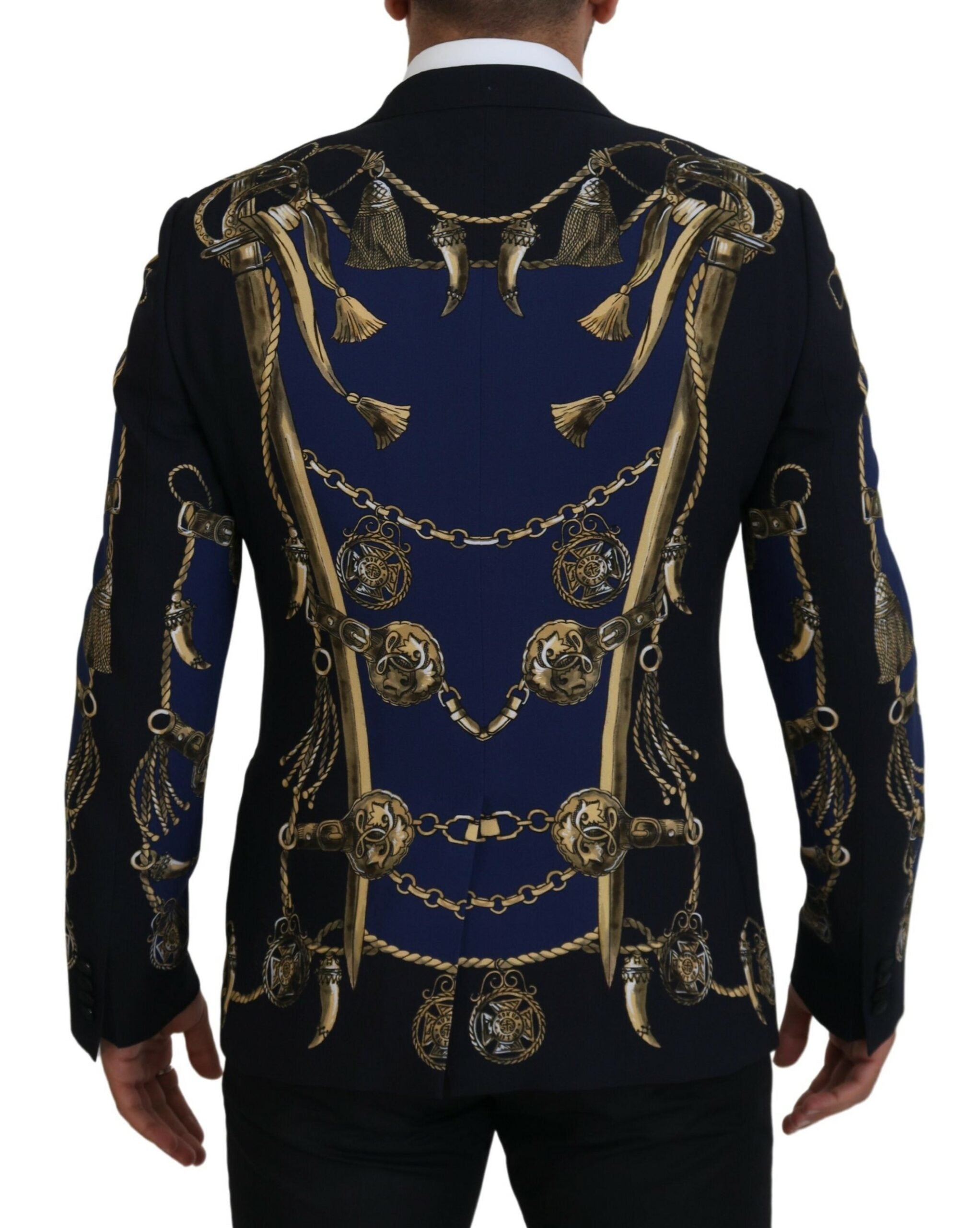 Dolce & Gabbana Многоцветно щамповано палто Martini Blazer