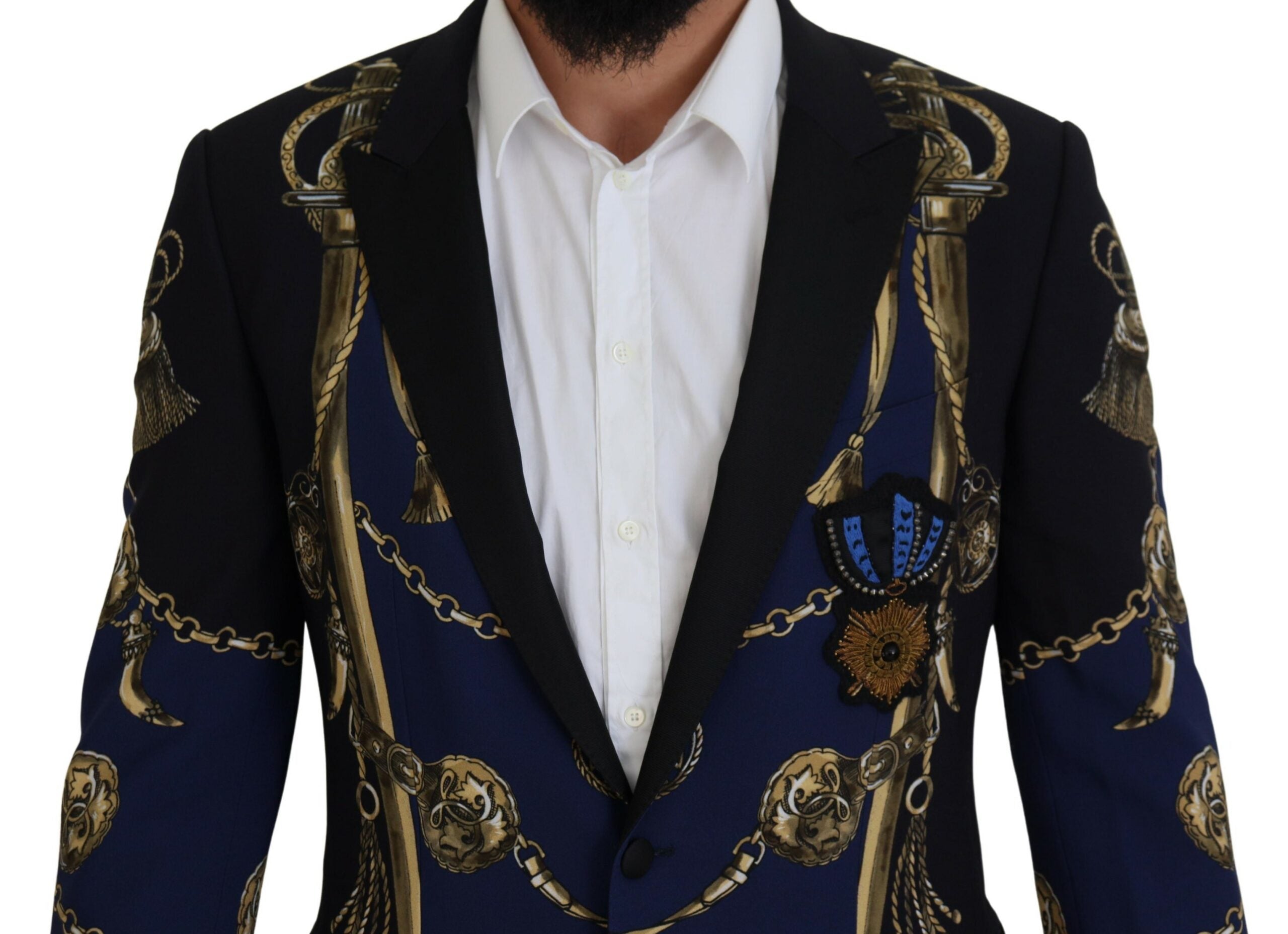 Dolce & Gabbana Многоцветно щамповано палто Martini Blazer