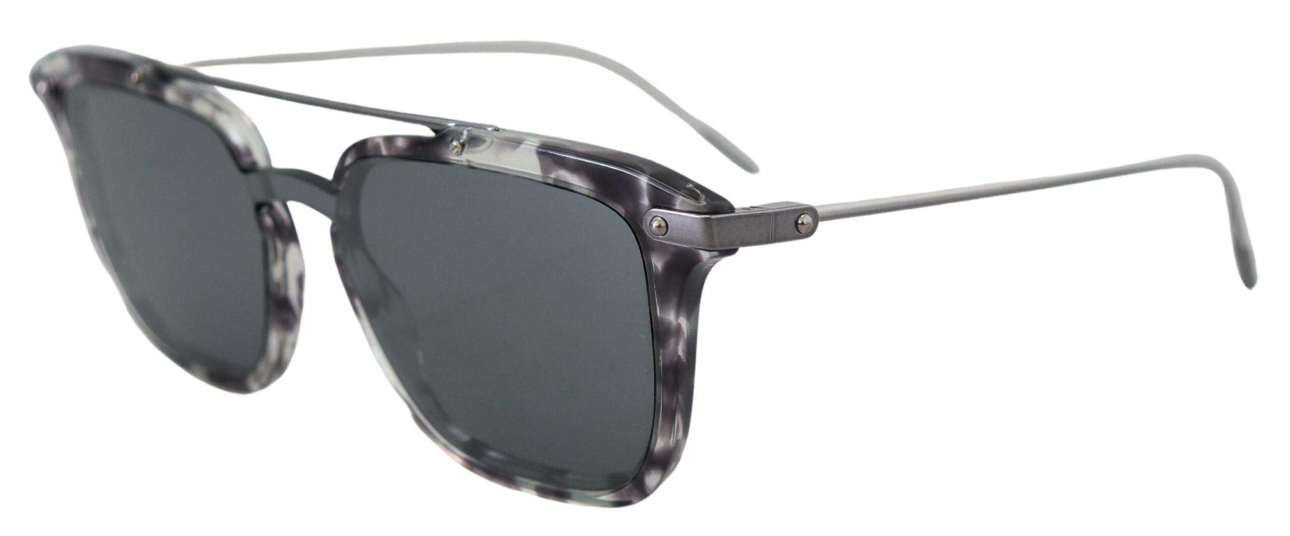 Слънчеви очила Dolce & Gabbana Grey DG4327-B сива рамка метални сиви лещи