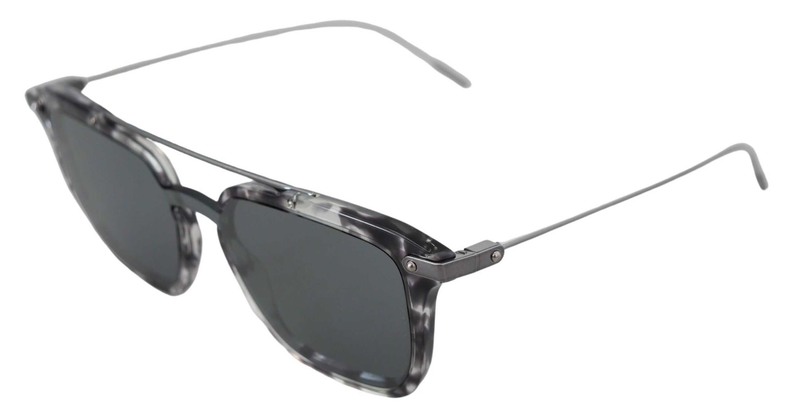 Слънчеви очила Dolce & Gabbana Grey DG4327-B сива рамка метални сиви лещи