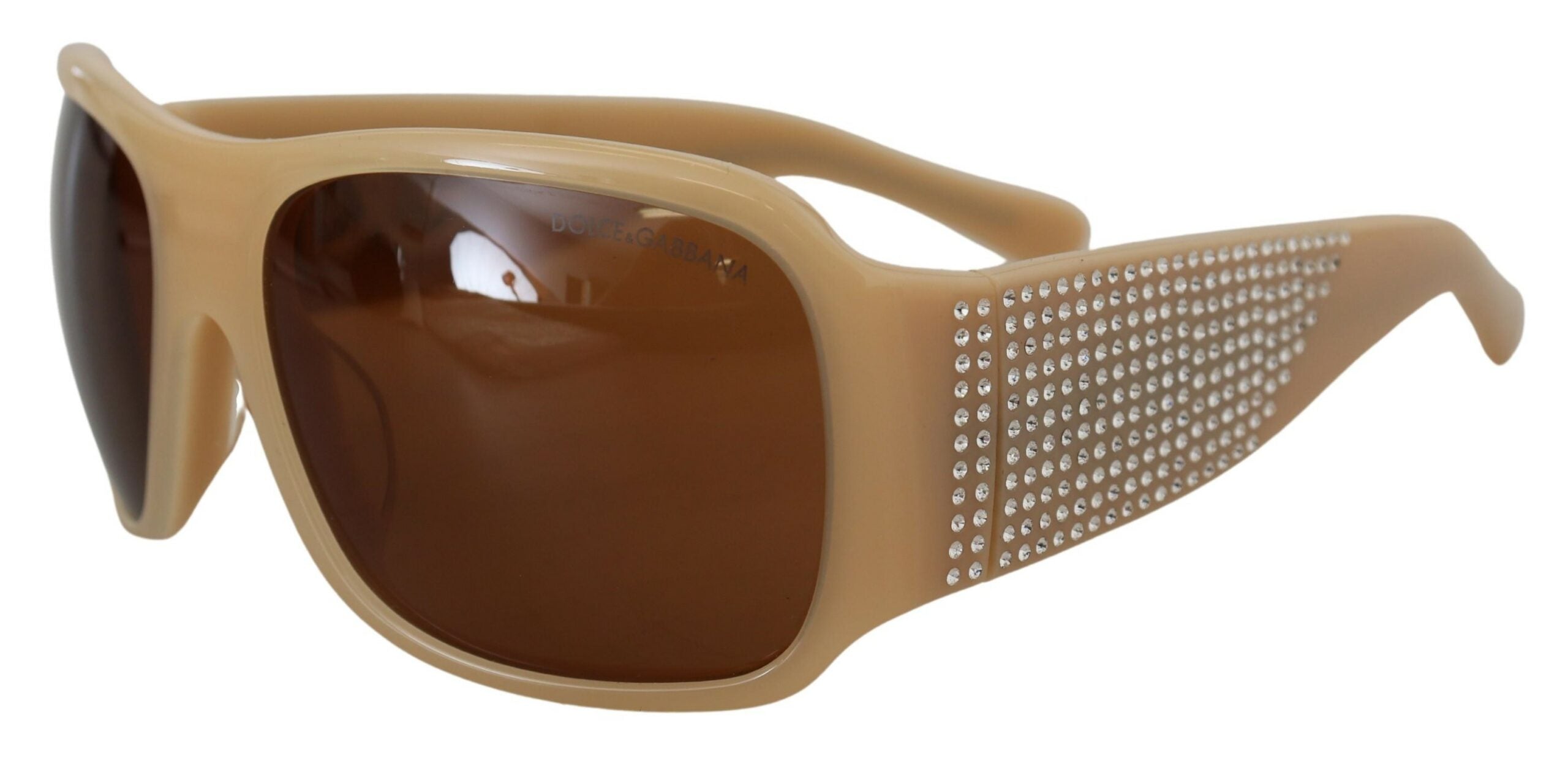 Dolce & Gabbana Cream DG4027B Swarovski Stones Кафяви слънчеви очила