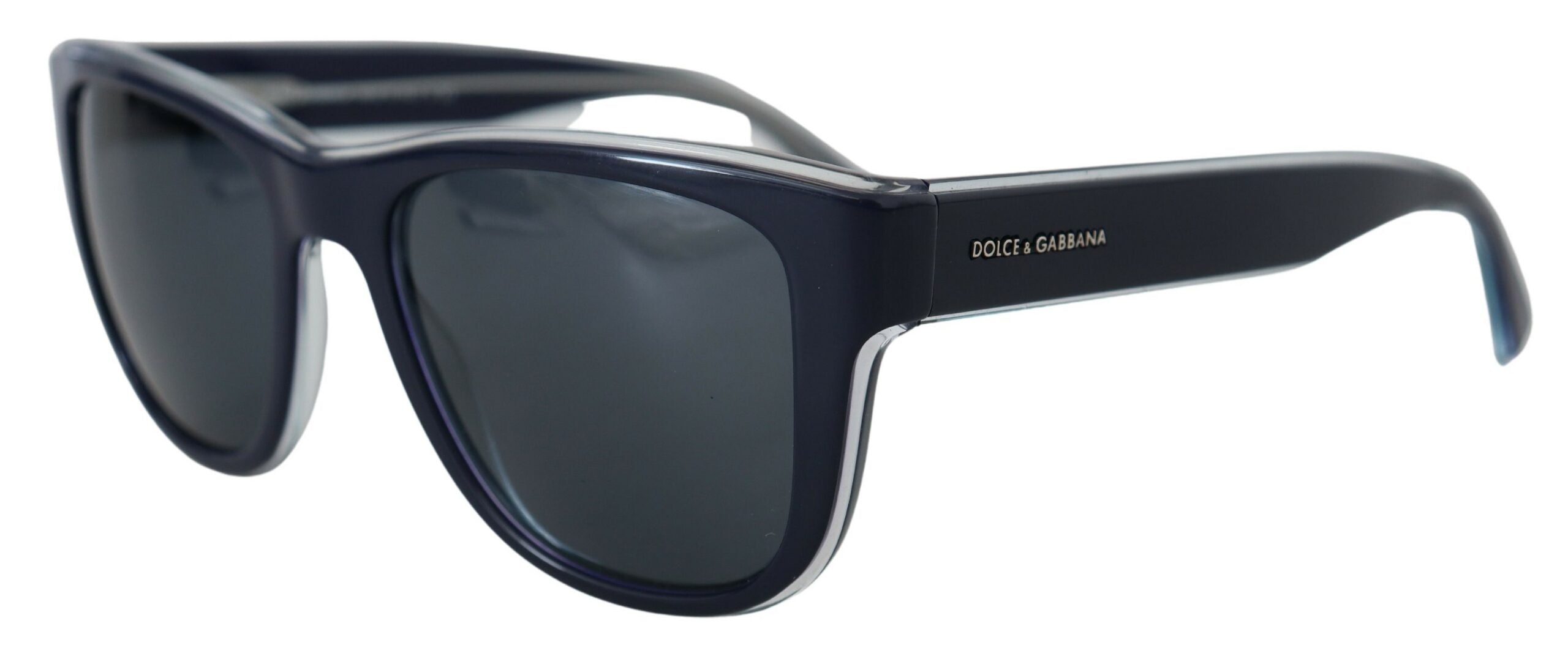 Dolce & Gabbana Blue DG4284 пластмасови слънчеви очила с огледална леща с цяла рамка