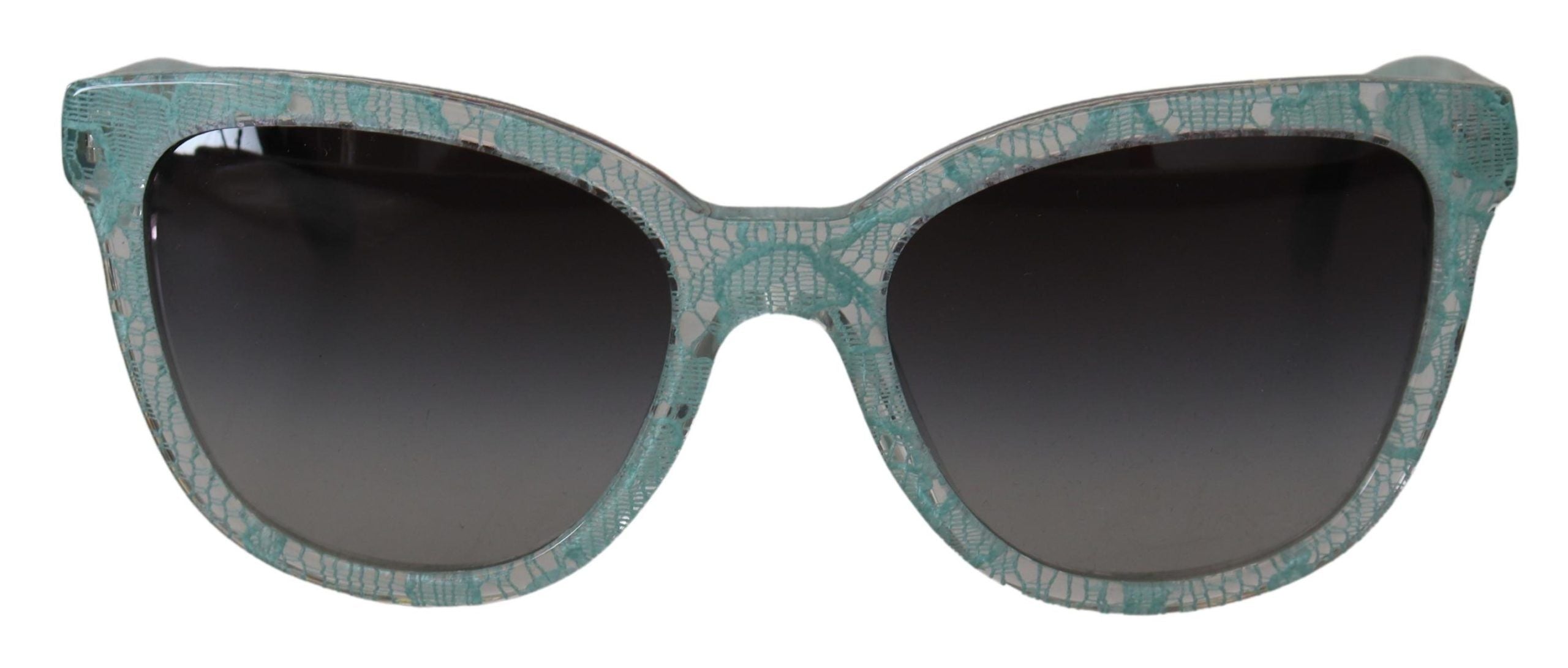 Dolce & Gabbana Blue Lace Acetate Crystal Round DG4190 Слънчеви очила