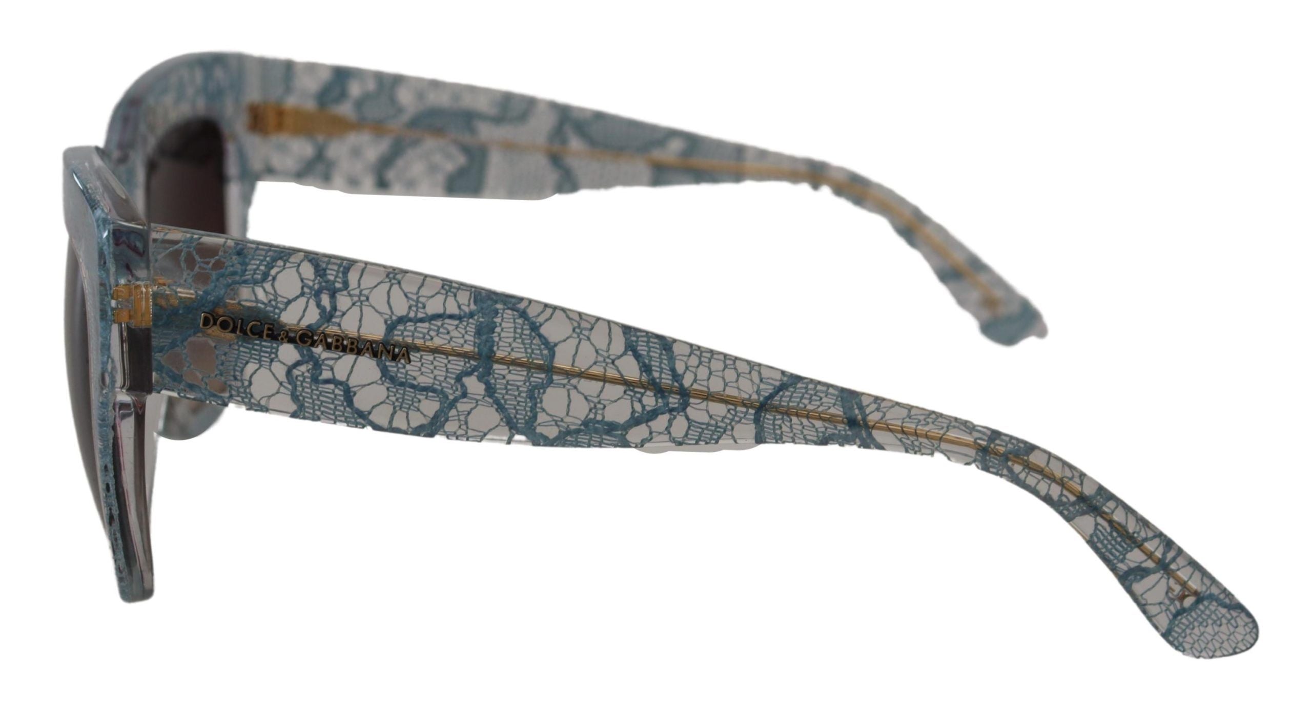 Dolce & Gabbana Blue Lace Acetate Crystal Butterfly DG4231 Слънчеви очила