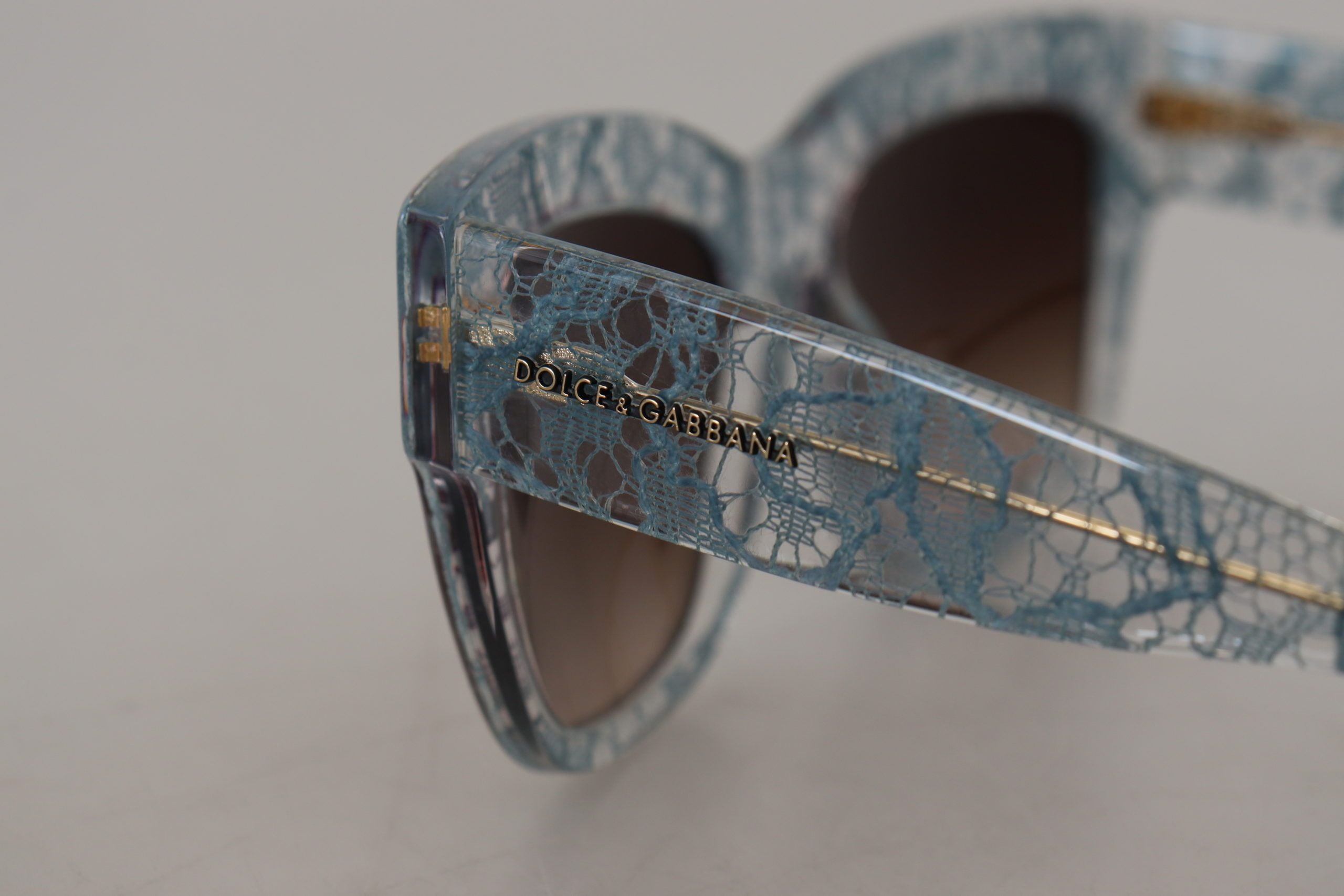 Dolce & Gabbana Blue Lace Acetate Crystal Butterfly DG4231 Слънчеви очила