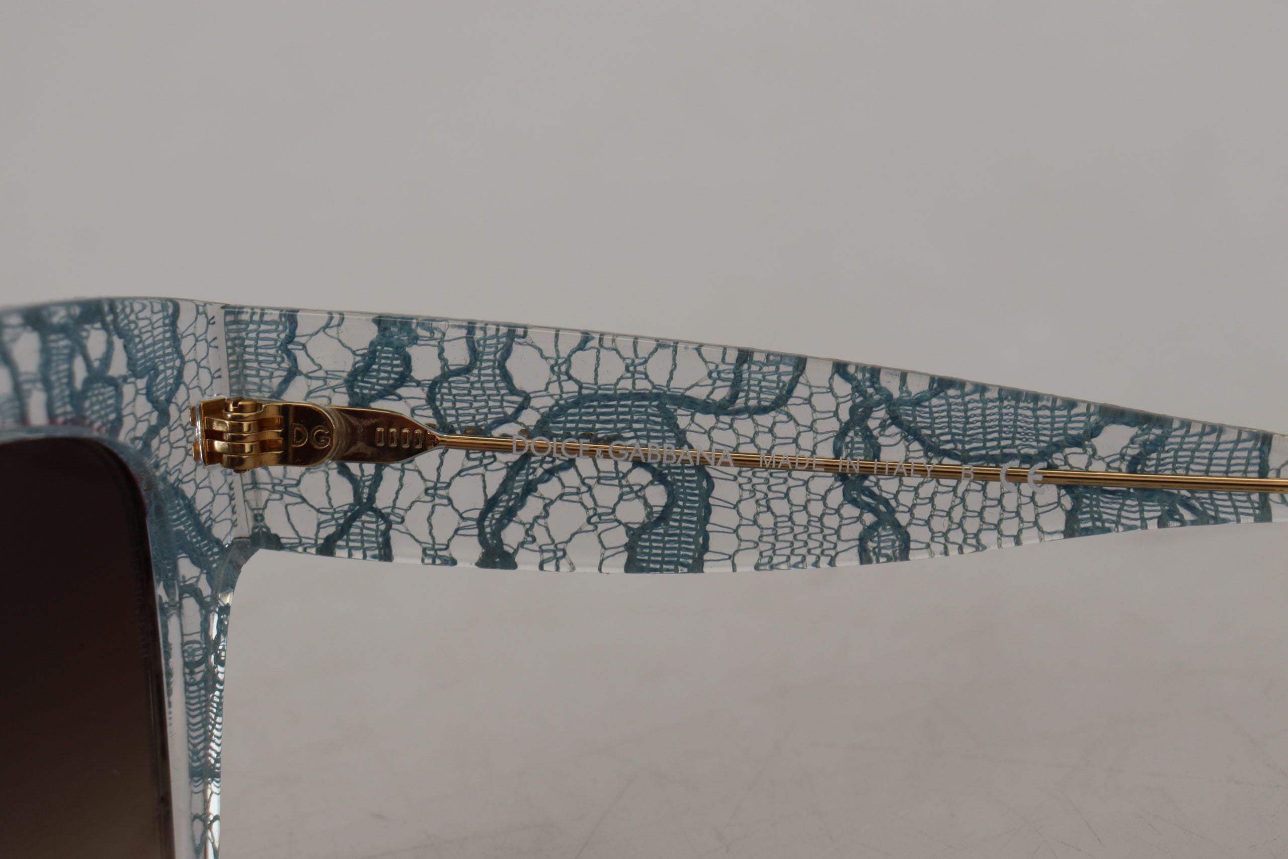 Dolce & Gabbana Blue Lace Acetate Crystal Butterfly DG4231 Слънчеви очила