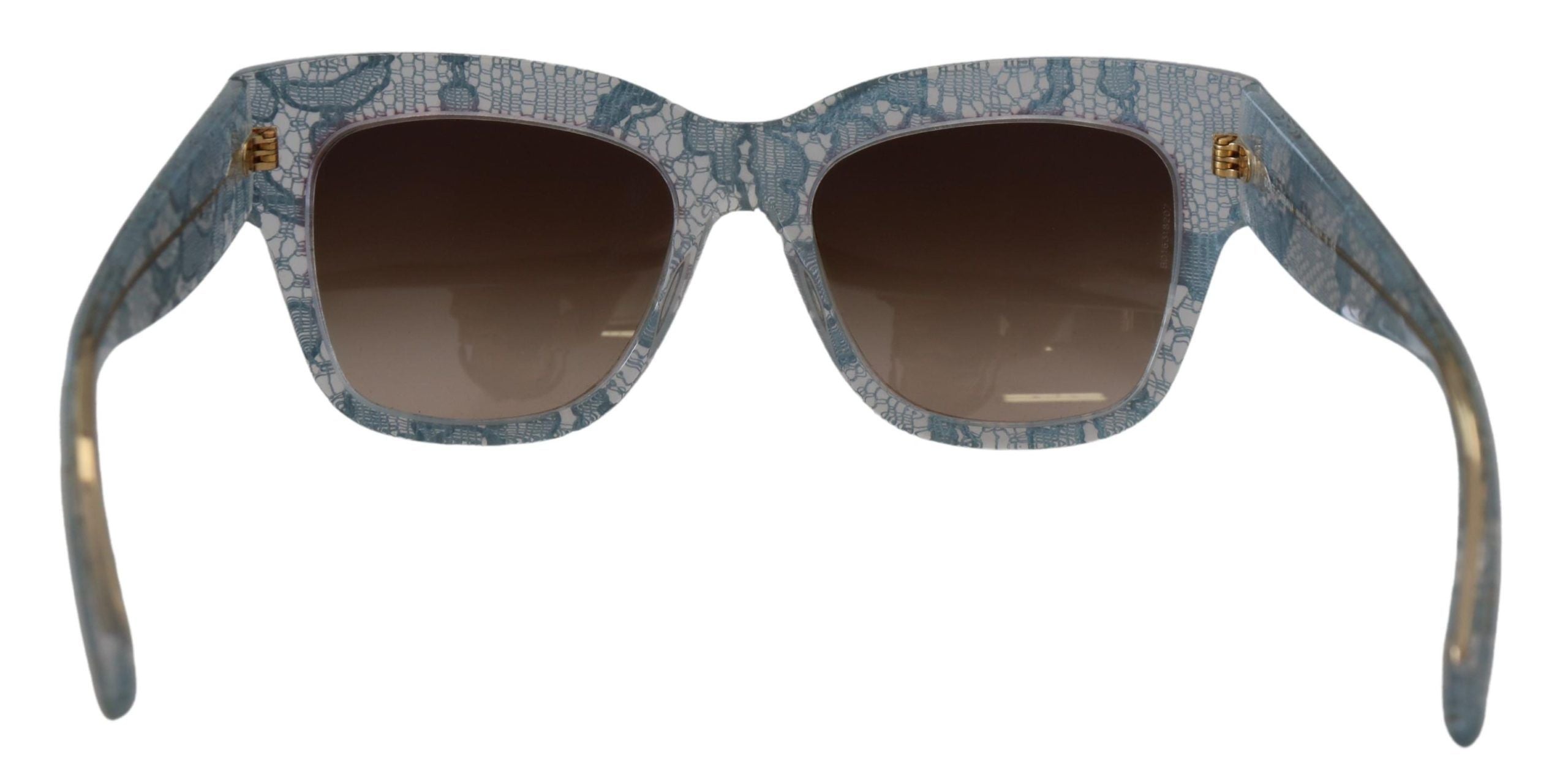 Dolce & Gabbana Blue Lace Acetate Rectangle Shades DG4231 Слънчеви очила