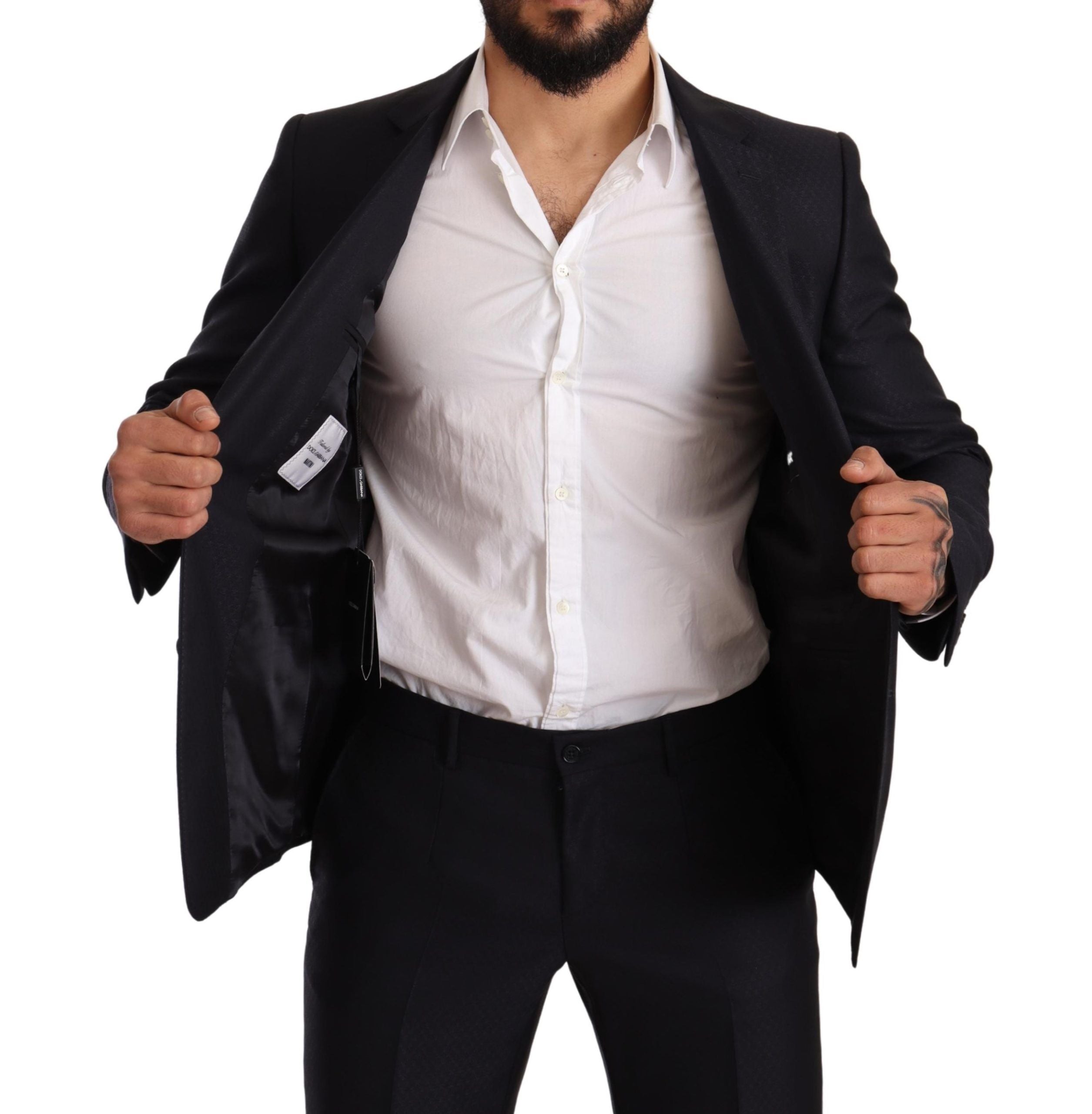 Dolce & Gabbana син модел MARTINI SLIM FIT костюм от 2 части