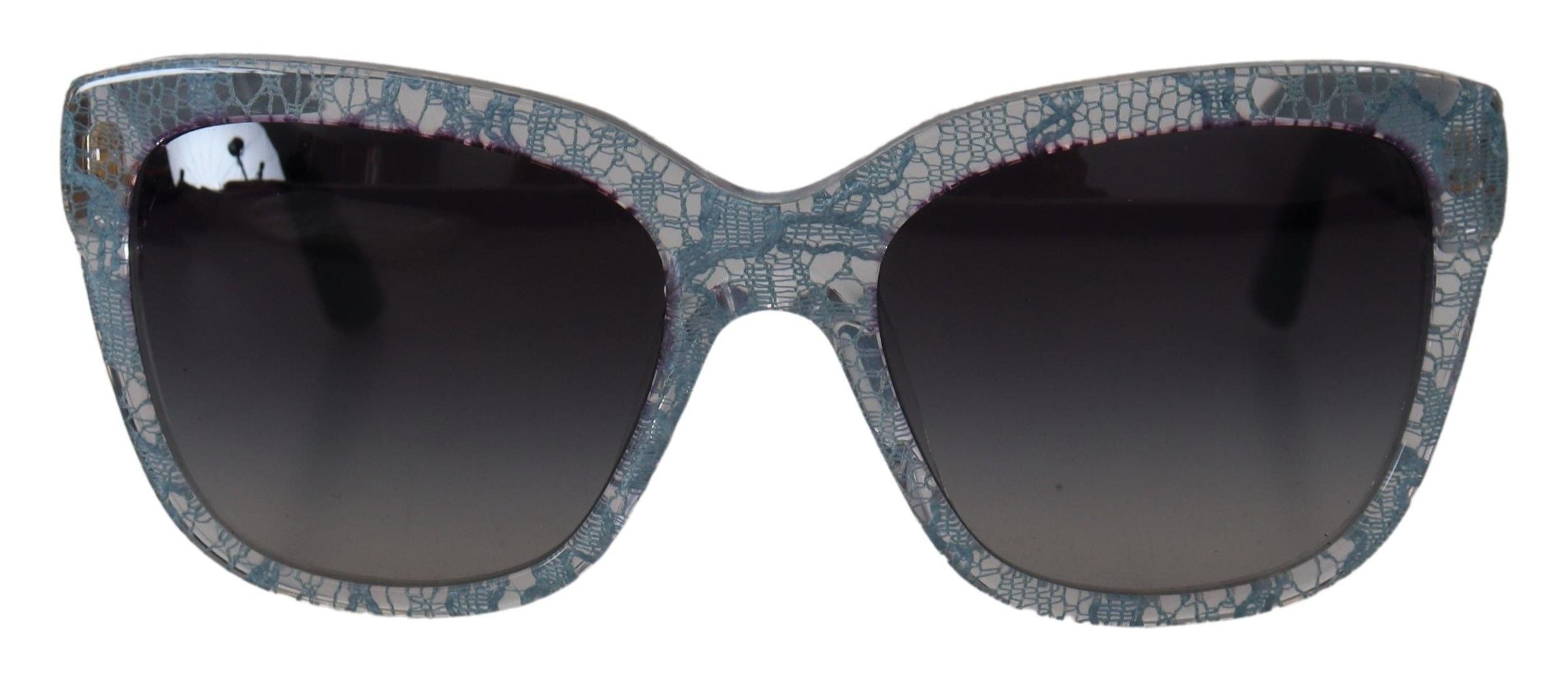 Dolce & Gabbana Blue Lace Acetate Rectangle Shades DG4226 Слънчеви очила