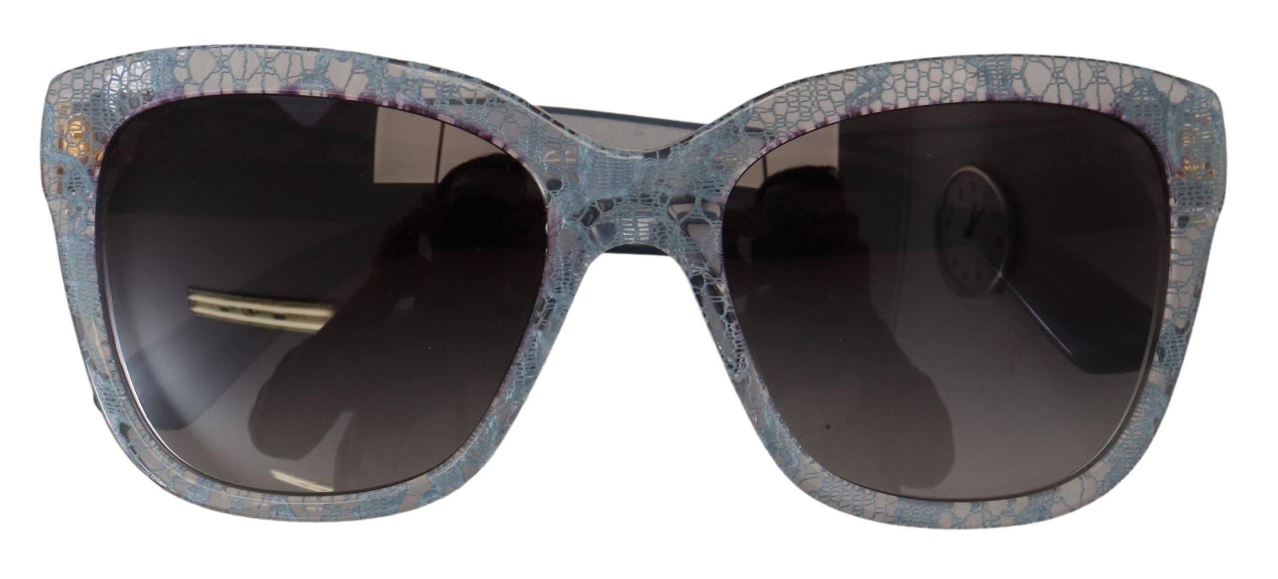 Dolce & Gabbana Blue Lace Acetate Rectangle Shades DG4226 Слънчеви очила