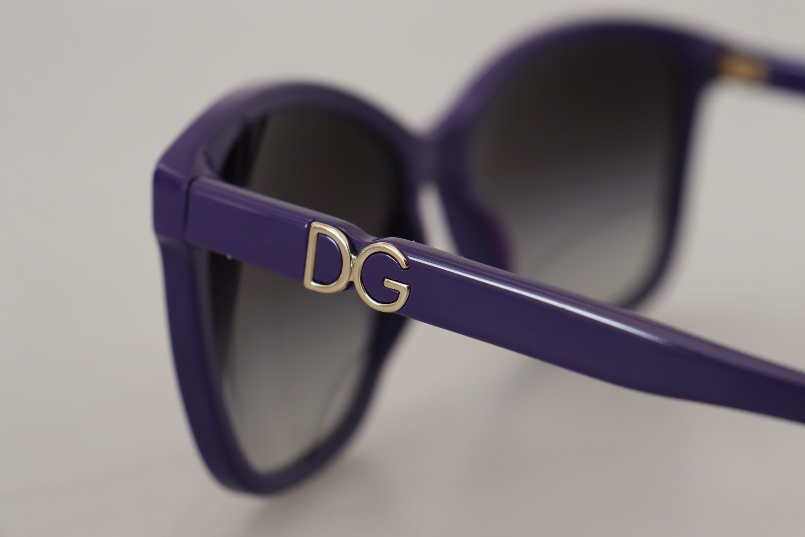 Слънчеви очила Dolce & Gabbana Violet Acetate Frame Round Shades DG4170M