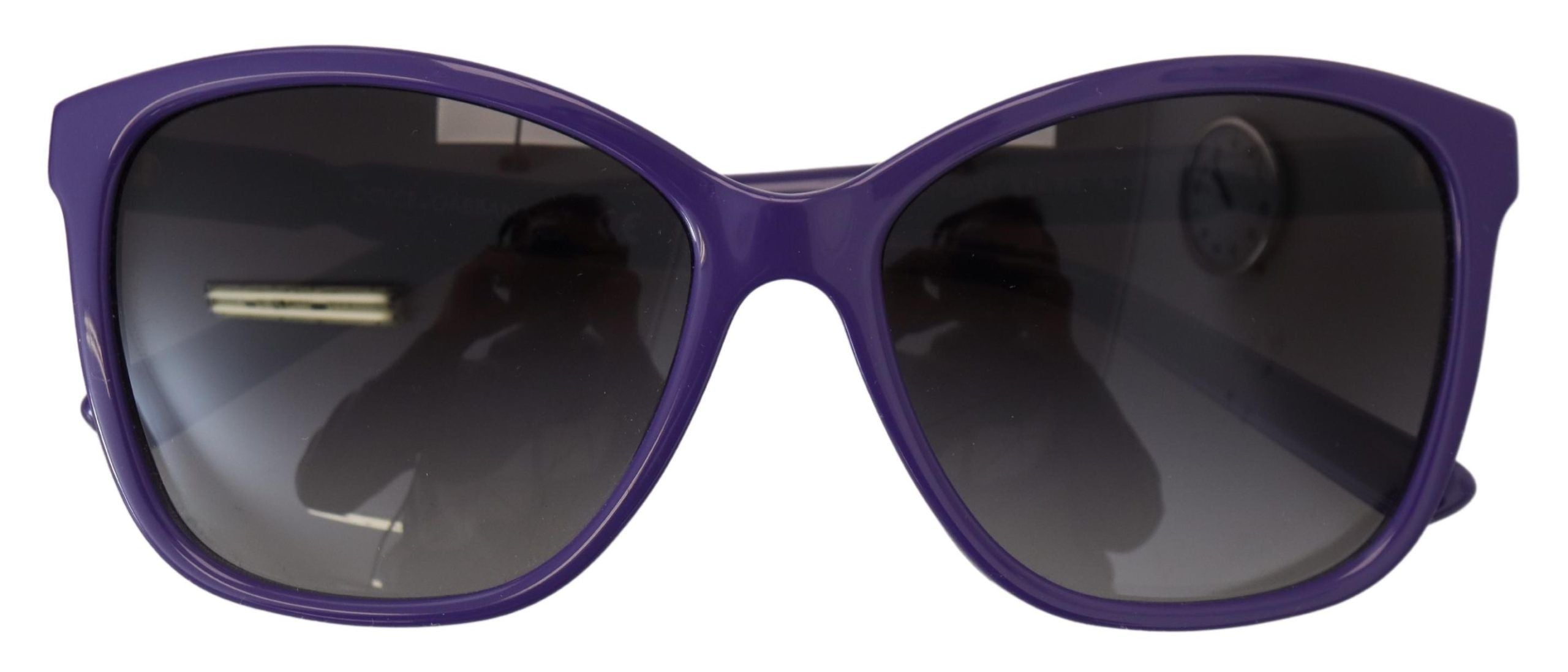Слънчеви очила Dolce & Gabbana Violet Acetate Frame Round Shades DG4170M