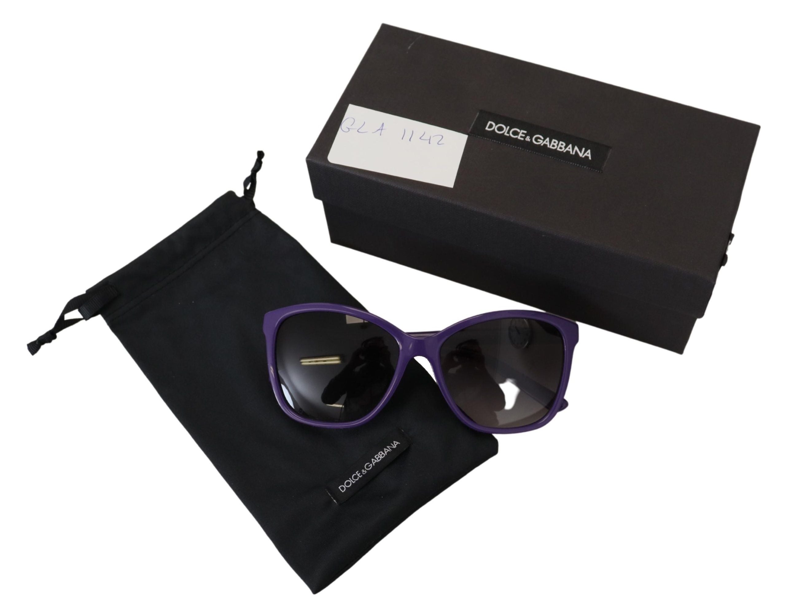 Слънчеви очила Dolce & Gabbana Violet Acetate Frame Round Shades DG4170M