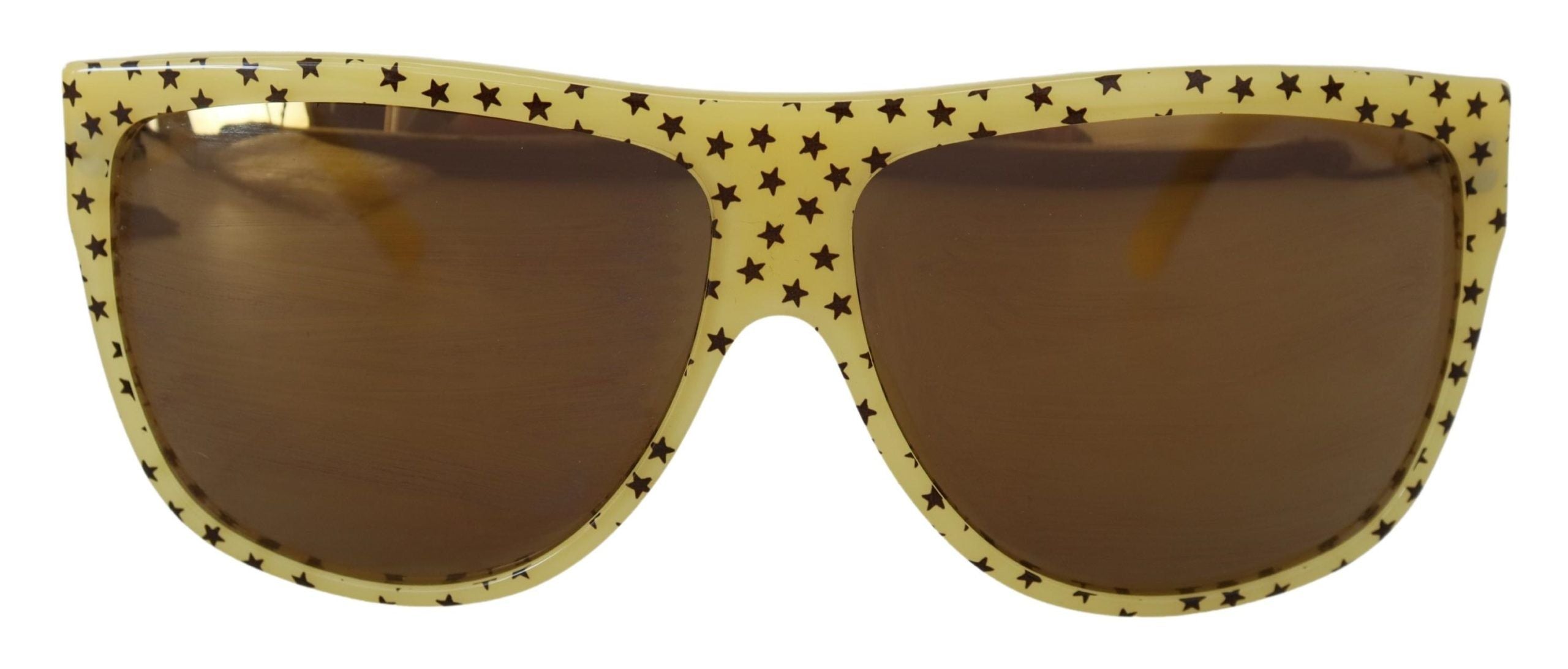 Dolce & Gabbana Yellow Stars Acetate Square Shades DG4125 Слънчеви очила