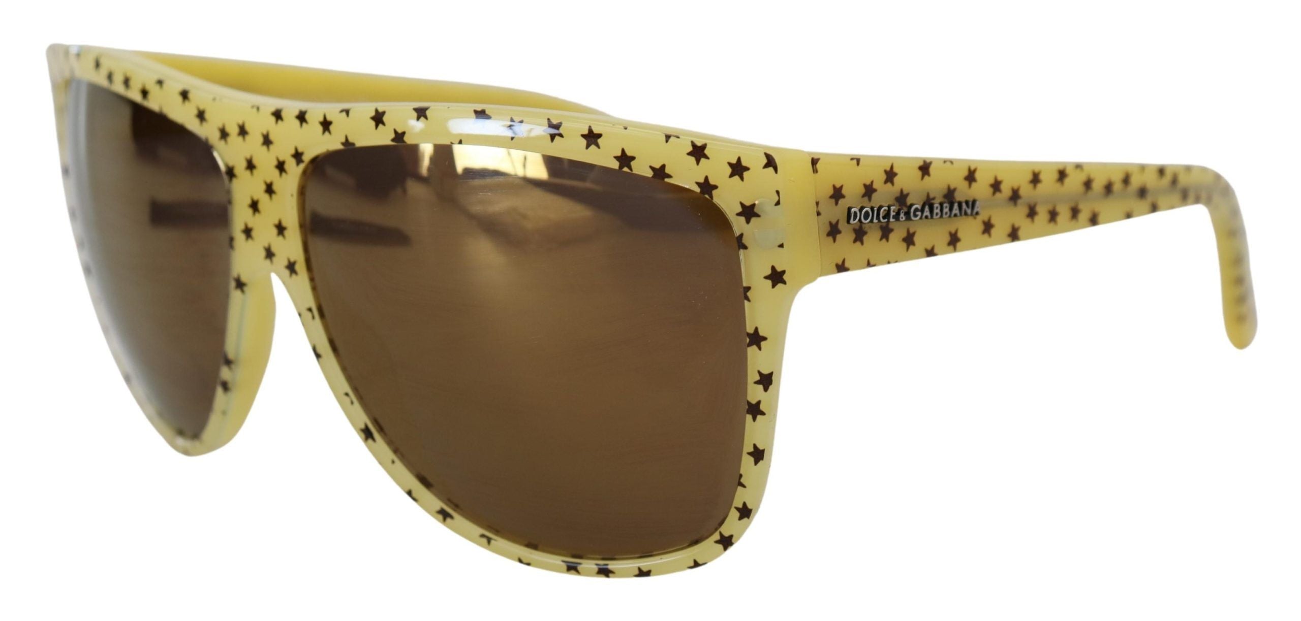 Dolce & Gabbana Yellow Stars Acetate Square Shades DG4125 Слънчеви очила