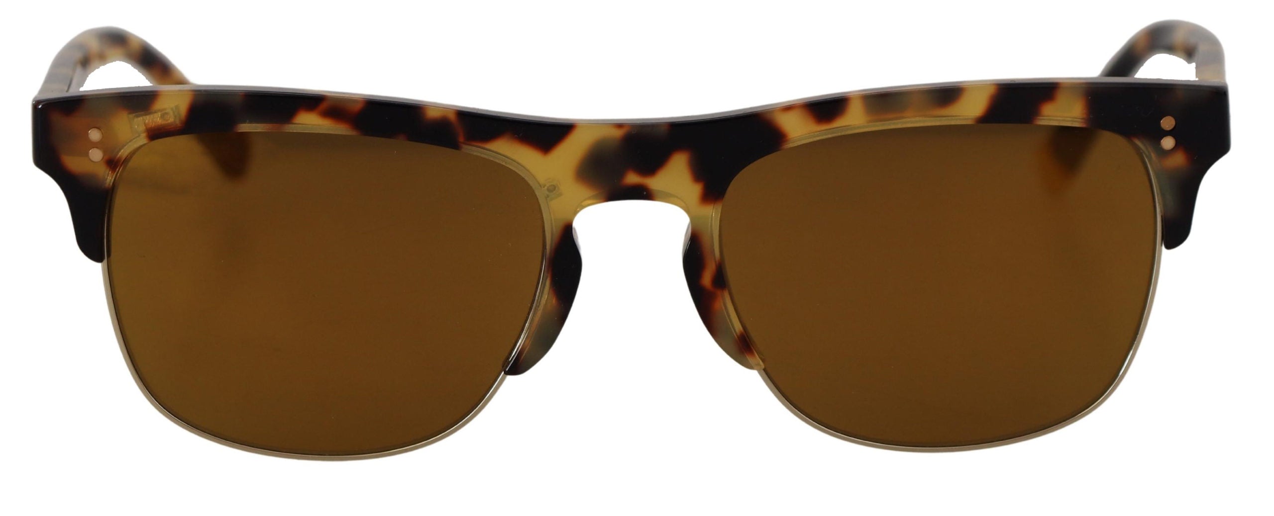 Слънчеви очила Dolce & Gabbana с кафяв златен ацетат Havana DG430A