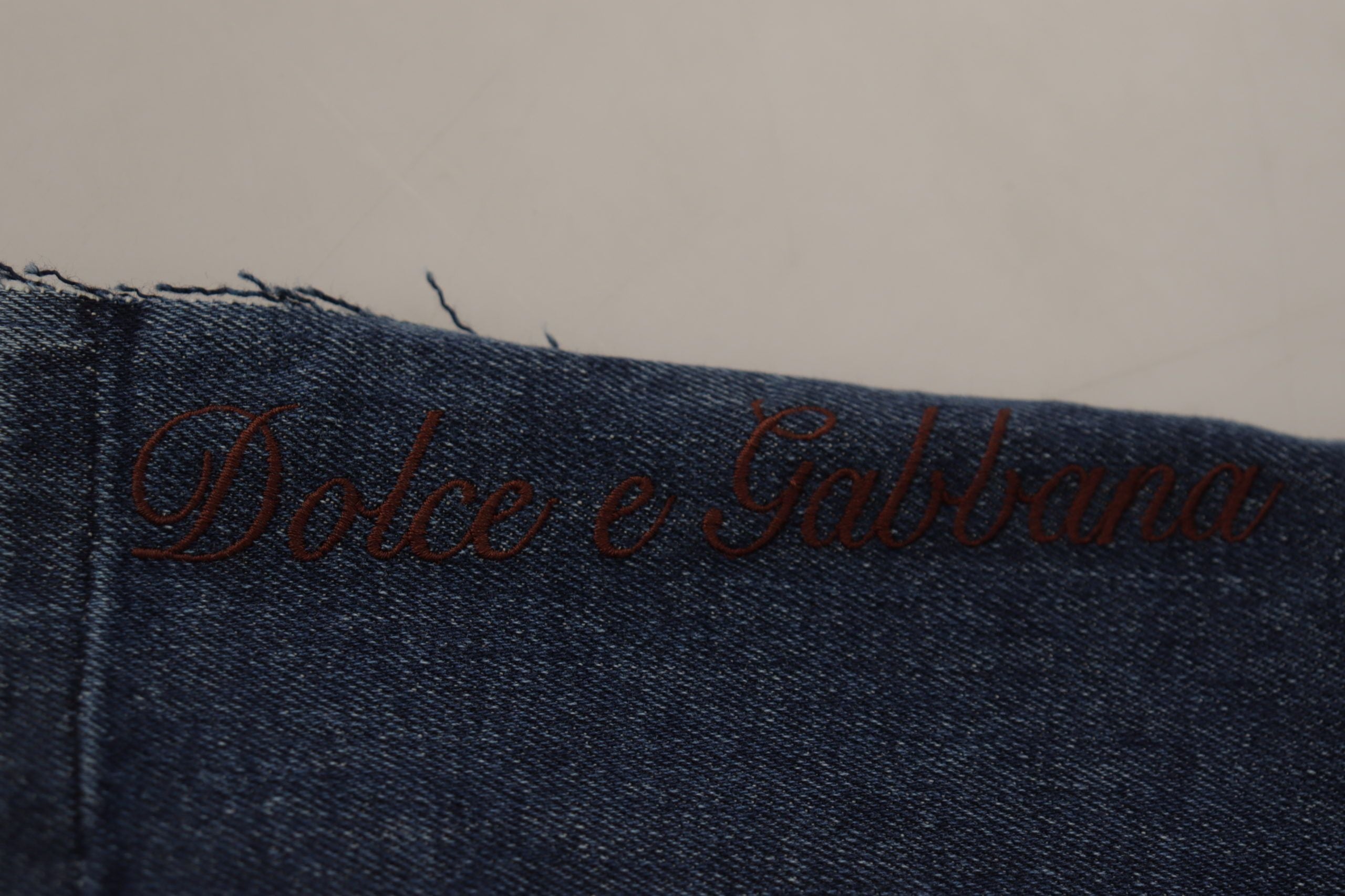 Многоцветен пачуърк DG Fashion широки дънкови панталони Dolce & Gabbana
