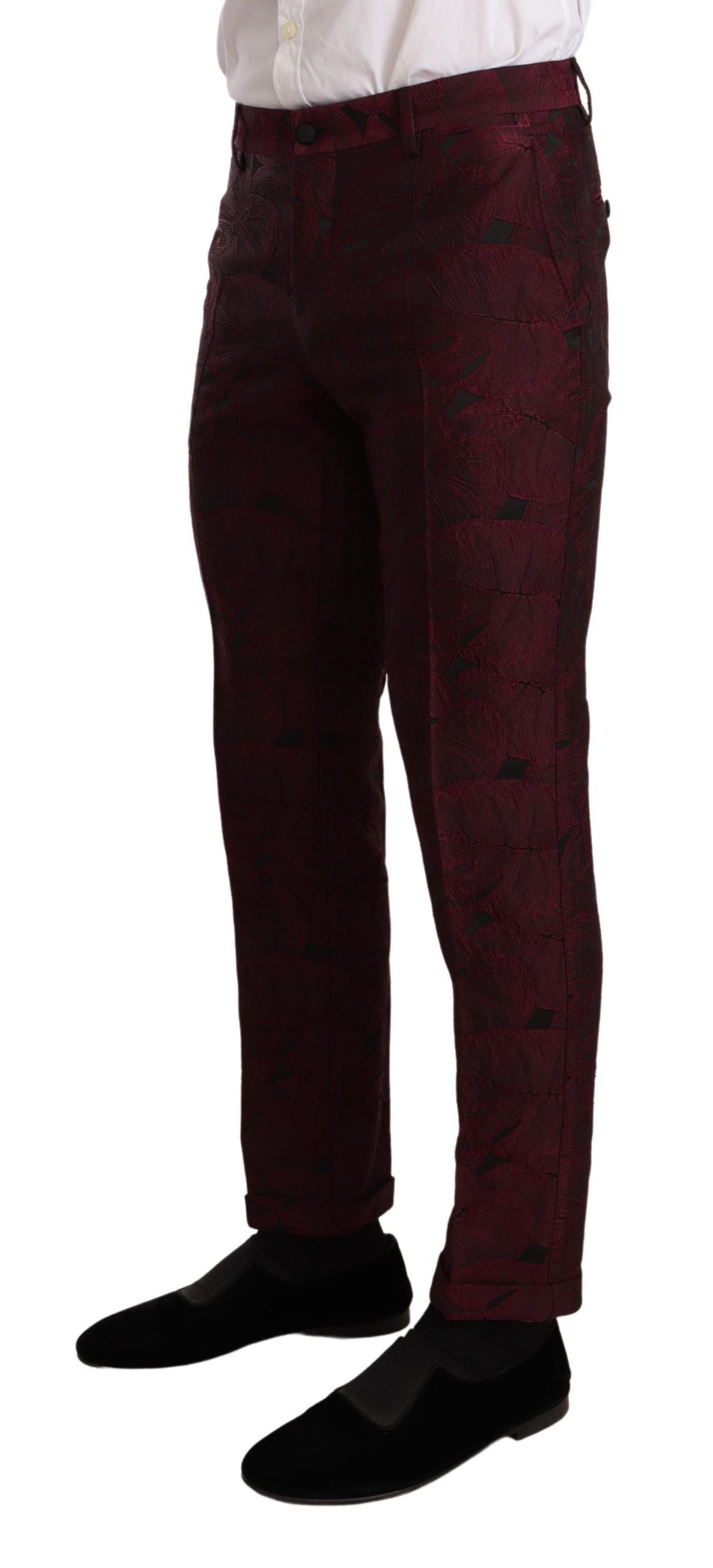 Dolce & Gabbana Maroon Cat Sequin MARTINI Костюм от 2 части
