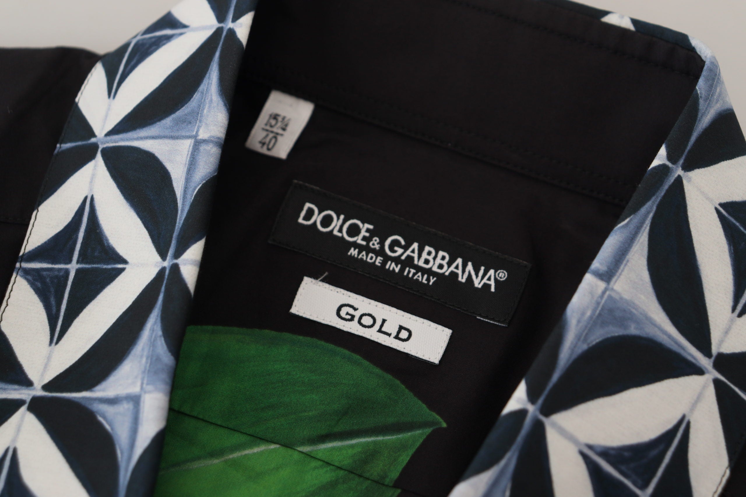 Dolce & Gabbana многоцветна тънка златиста риза с цветя