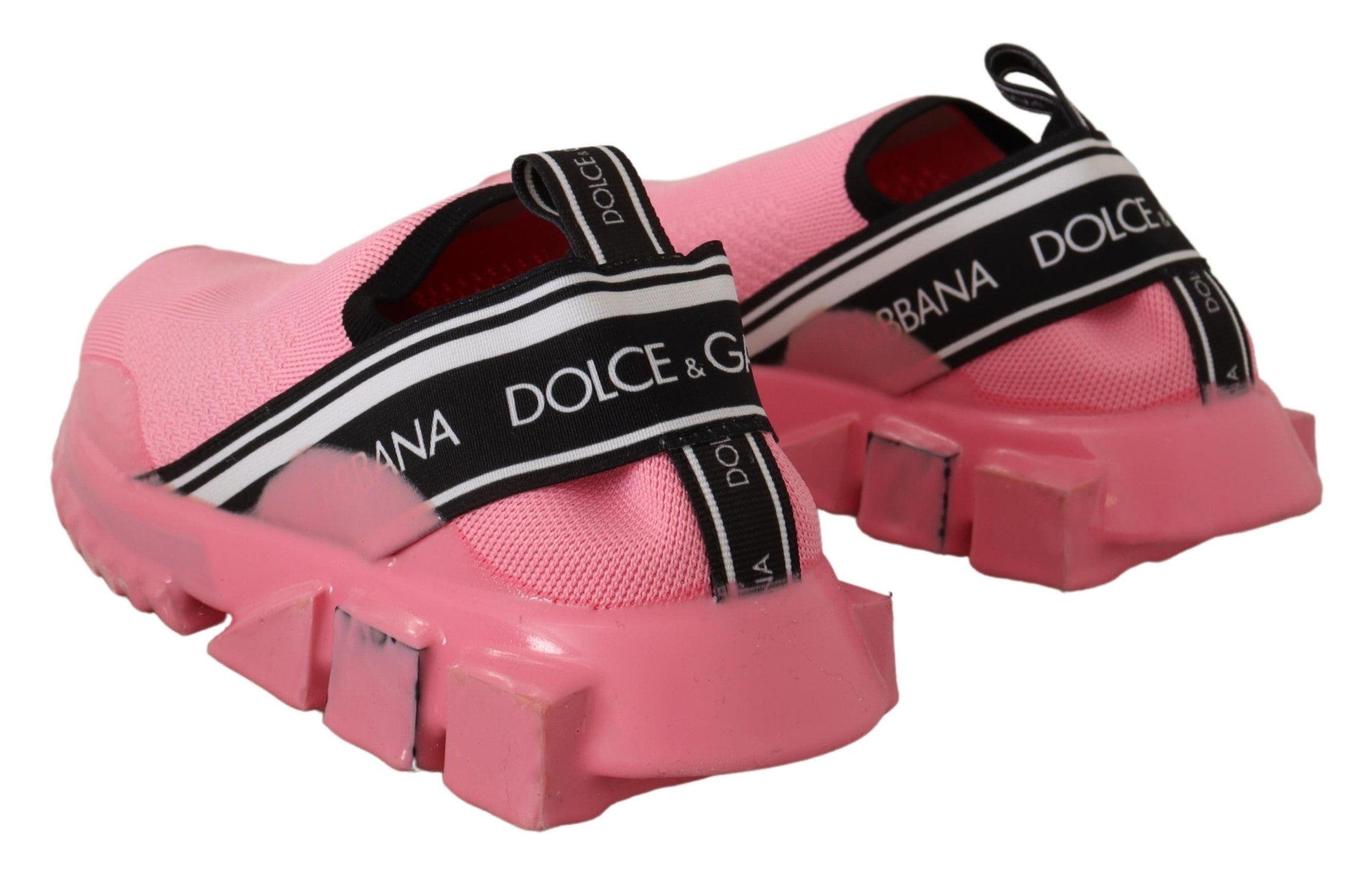 Ежедневни маратонки Sorrento в розов цвят с ниска горна част Dolce & Gabbana