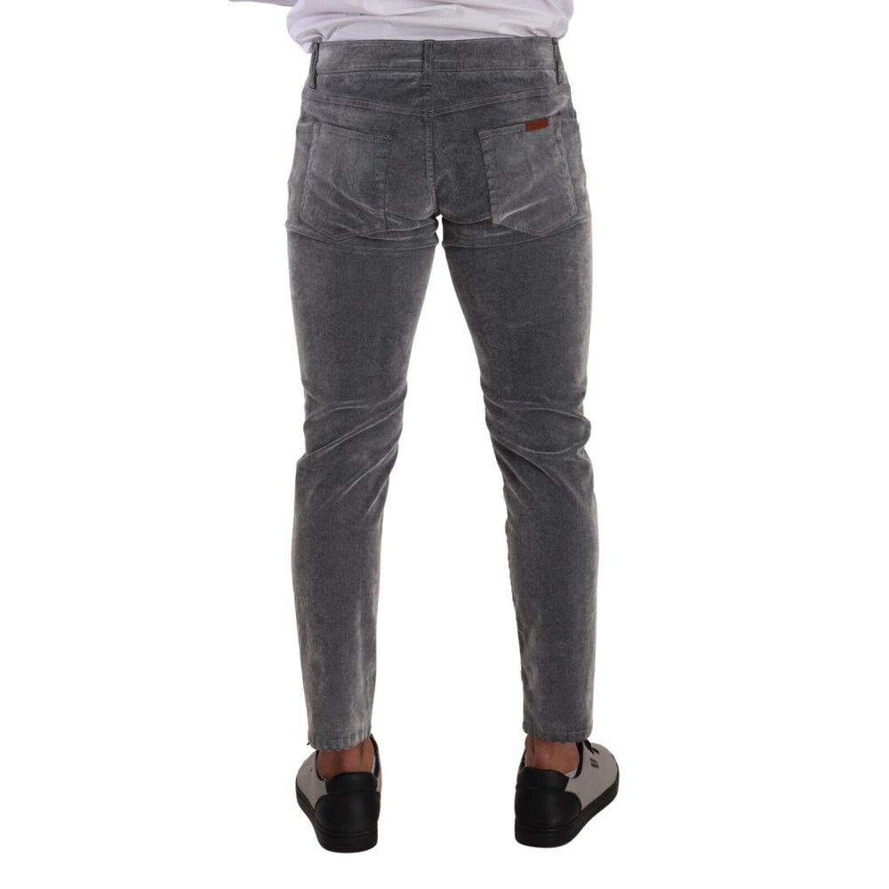 Dolce & Gabbana Gray Jeans & Pant