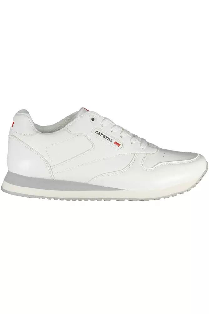 Carrera Sleek White Eco-Leather Sneakers