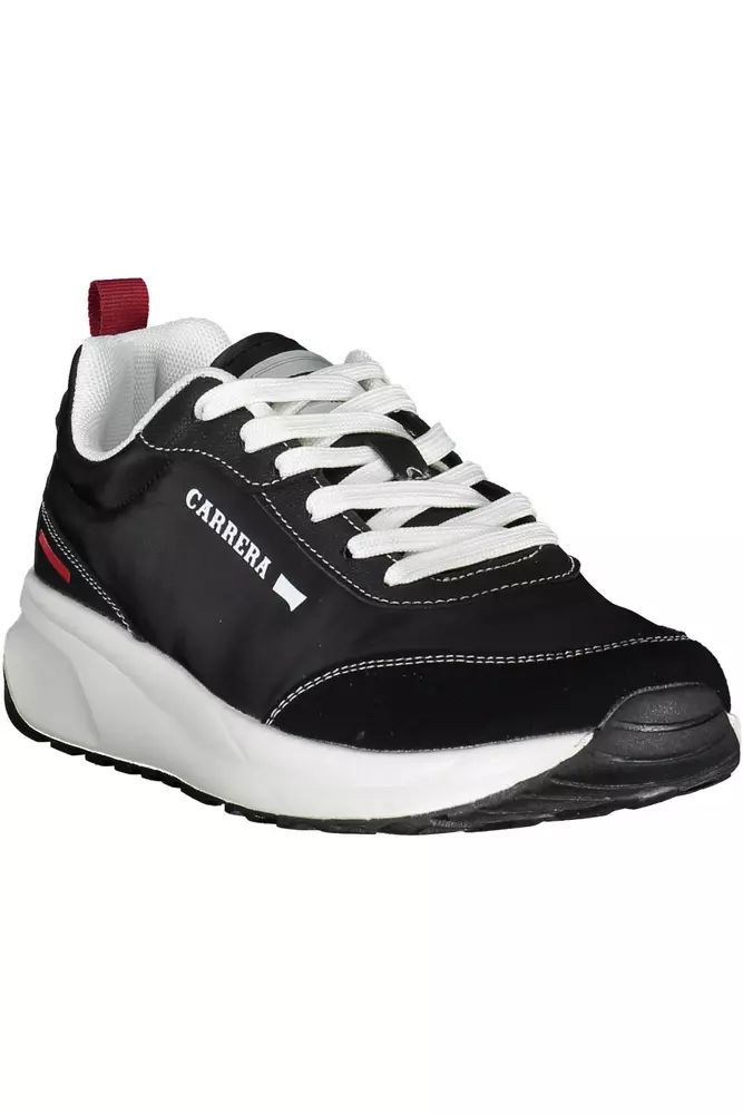 Carrera Sleek Black Sneakers with Iconic Detailing