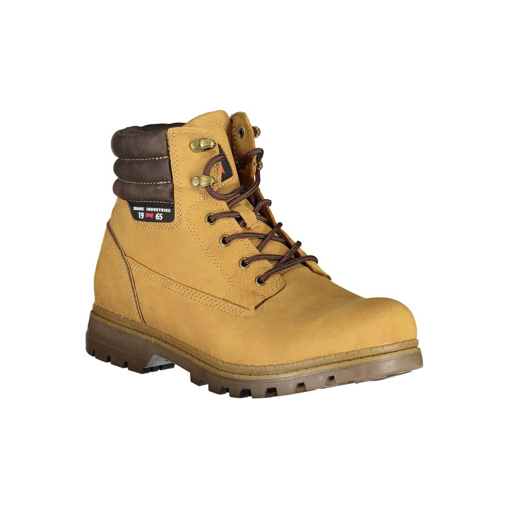 Carrera Trendsetting Yellow Lace-Up Boots