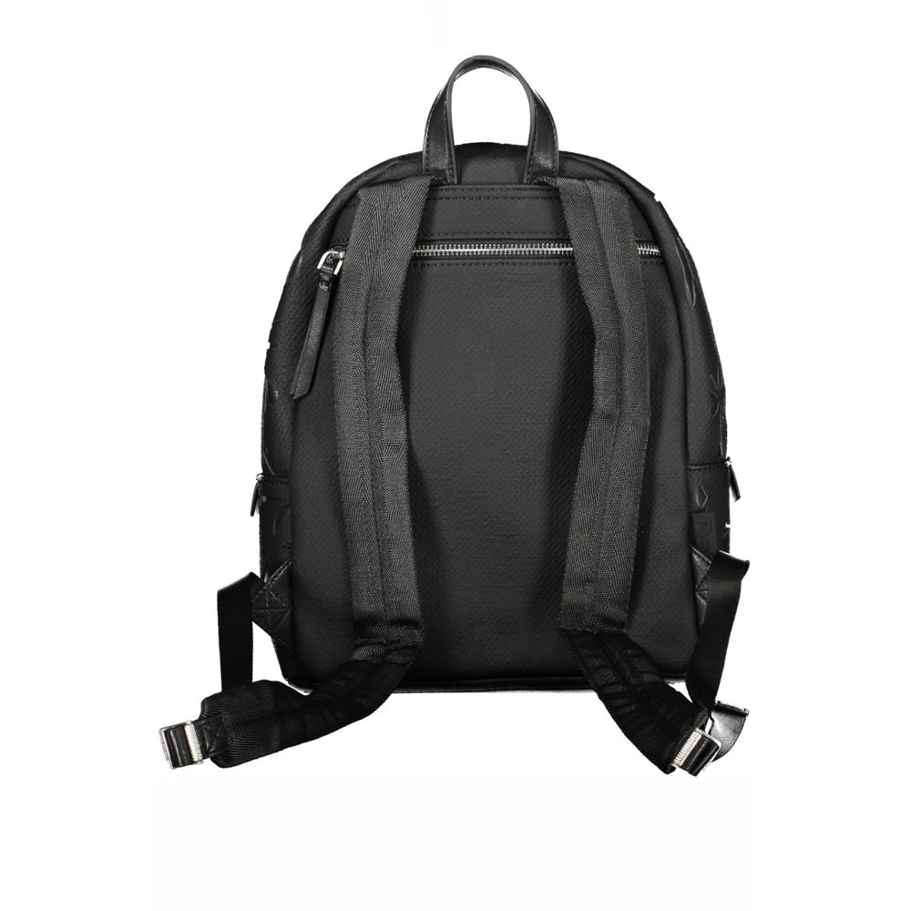 Desigual Chic Contrast Detail Zip Backpack