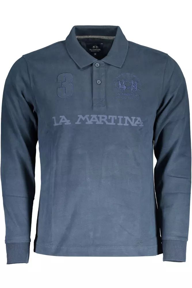 La Martina Elegant Long Sleeve Men's Polo Shirt