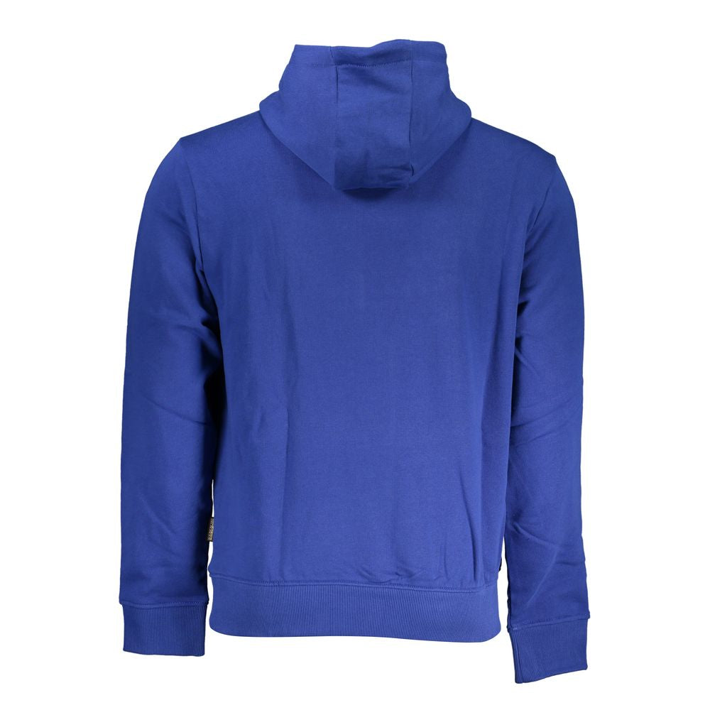 Napapijri Chic Blue Hooded Long Sleeve Sweatshirt