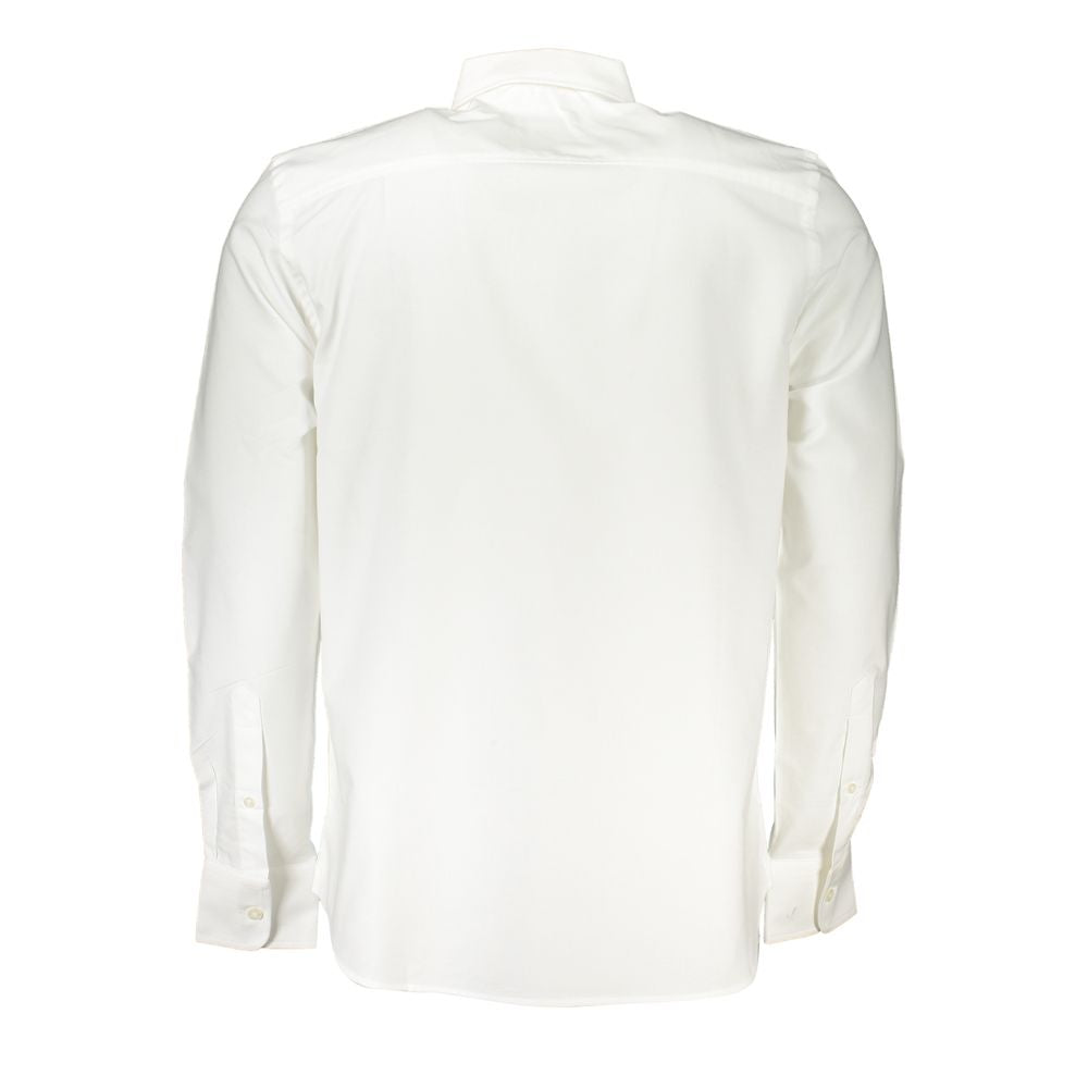 North Sails Elegant White Long Sleeve Button-Down Shirt