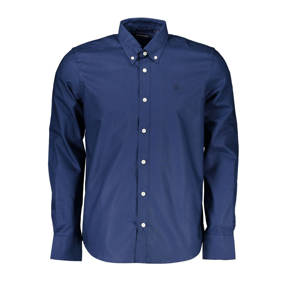 North Sails Chic Blue Recycled Fiber Casual Shirt