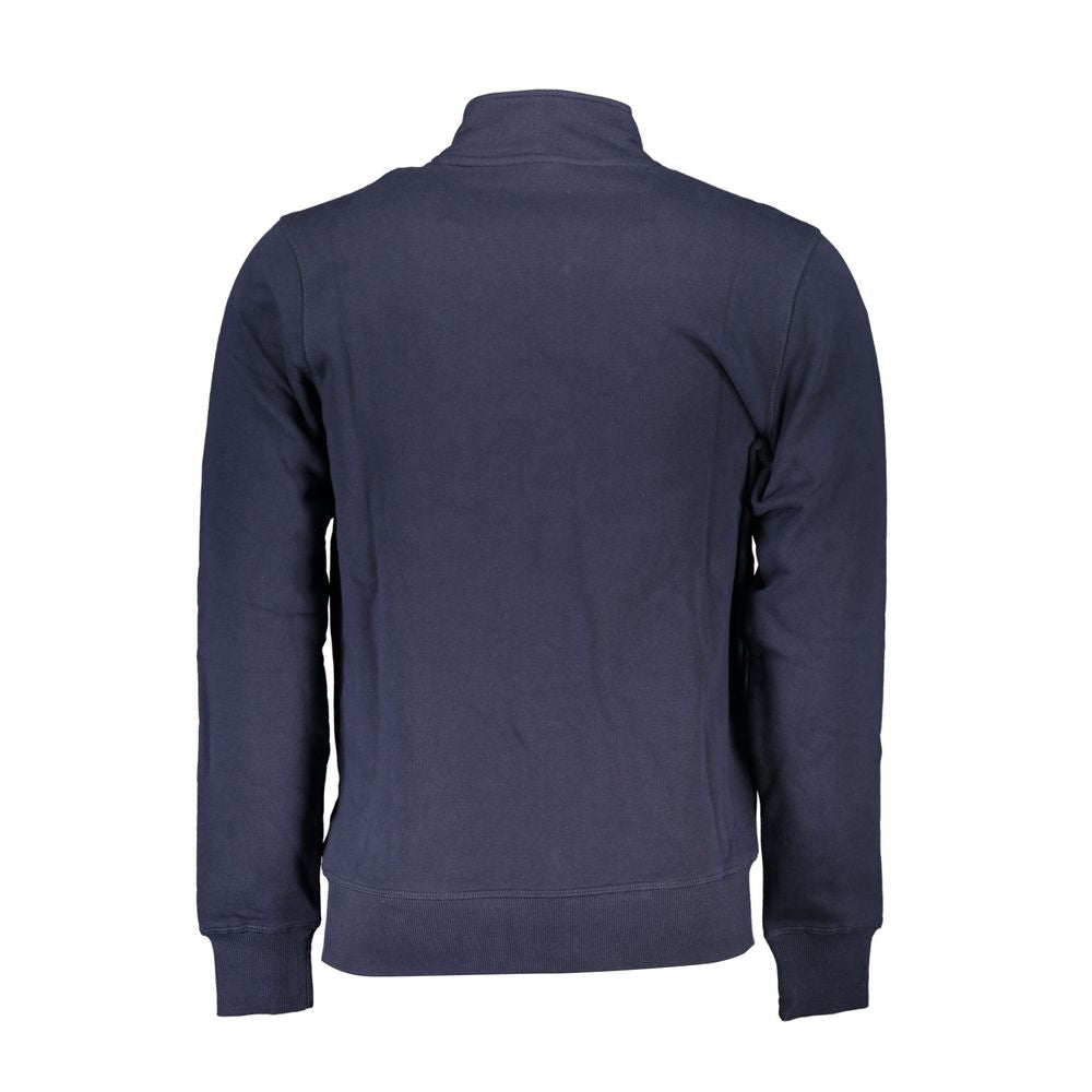 North Sails Eco-Conscious Zip-up Sweatshirt in Blue