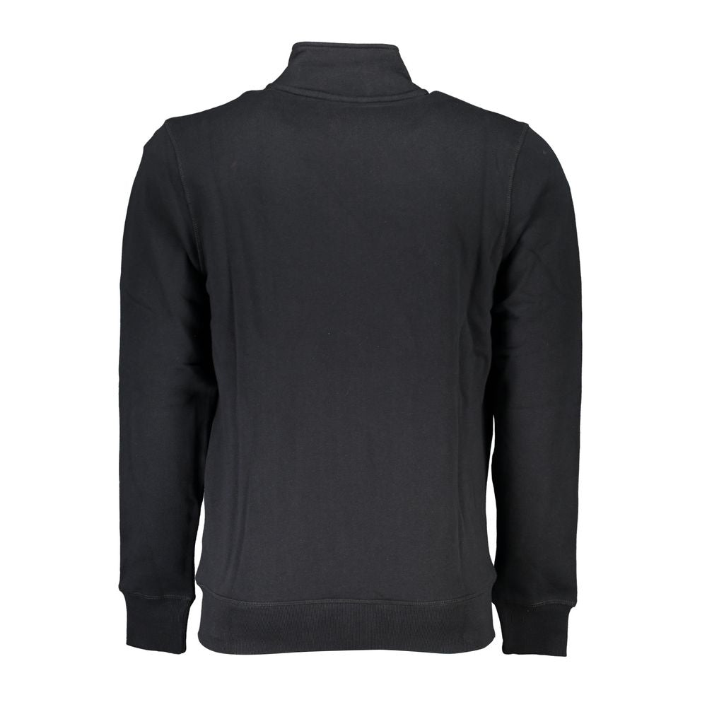North Sails Chic Black Zippered Long Sleeve Sweatshirt