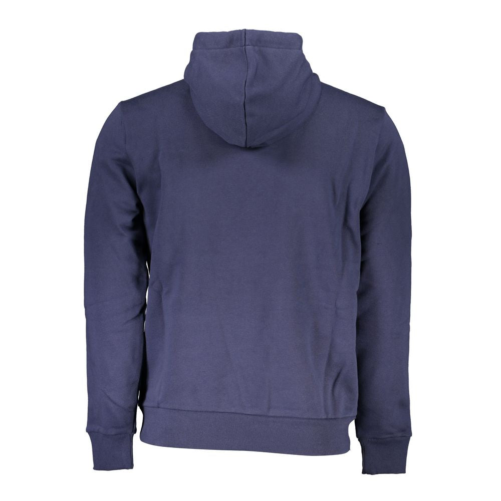 North Sails Eco-Conscious Blue Hoodie with Contrast Detail